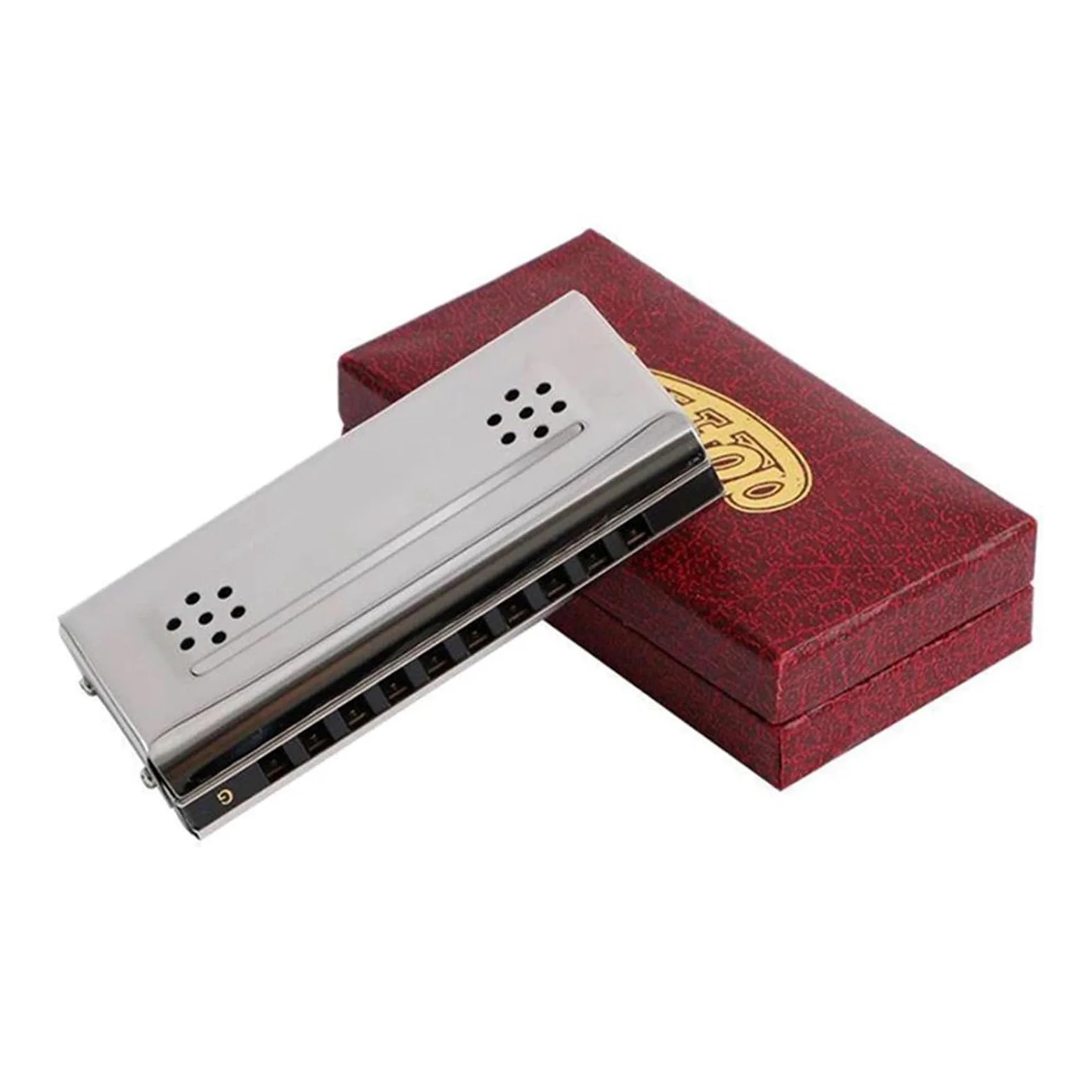 Armonica A Bocca A Doppia Faccia A 10 Fori 2 In 1 Diatonica In Do E Sol Per Adulti Blues