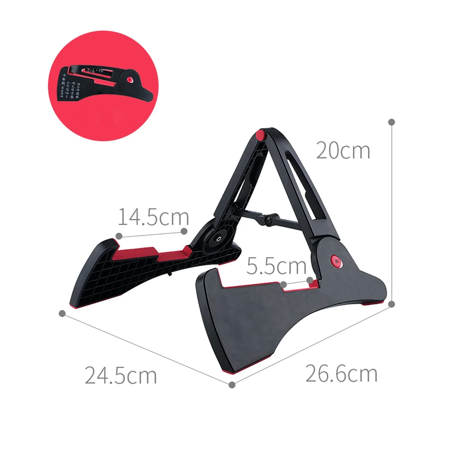 Supporto per Chitarra, Supporto Universale per Chitarra Acustica, espositore per Basso Domestico, Adatto per Negozio di Chitarre, Negozio di Strumenti Musicali (Black)