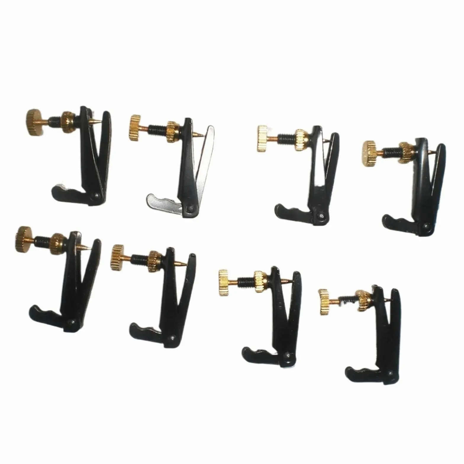 Accessori Per Violino Accordatore Di Precisione Per Violino Da 52 Pezzi Da 3/4 A 4/4 Hardware In Metallo Nero E Oro