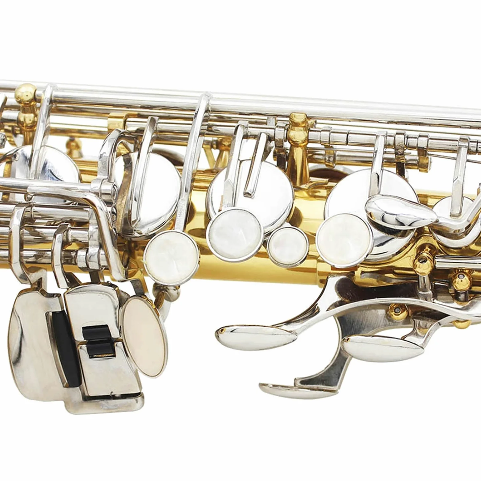 Sax Studente EB Sassofono Contralto Ottone Laccato Oro E Flat Sax Strumento Musicale A Fiato con Accessori