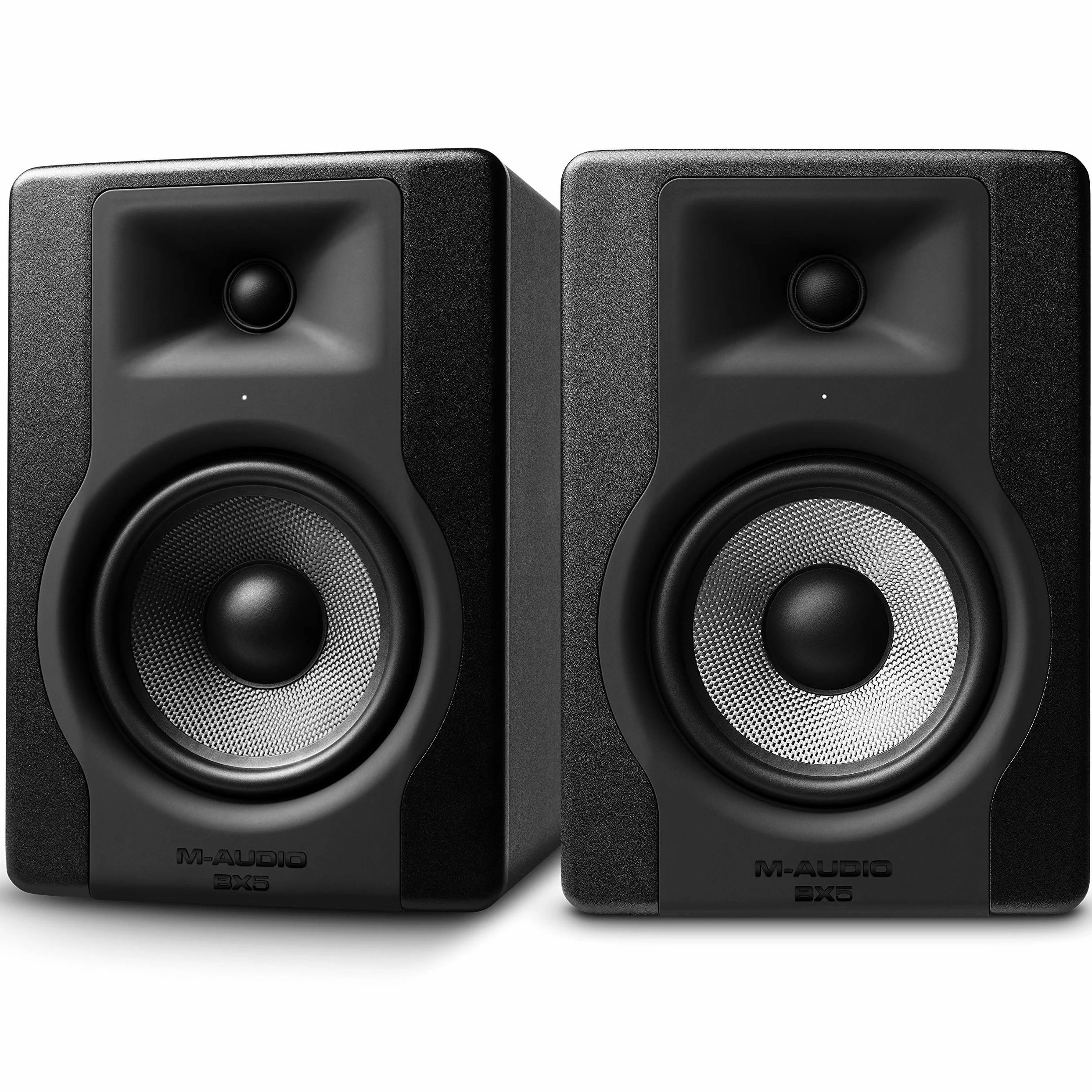 M-Audio BX5 D3 - Coppia Casse Monitor da Studio Attive da 100 W, con Woofer da 5" e Controllo Acoustic Space, Riferimento per Produzione Musicale e Mixaggio