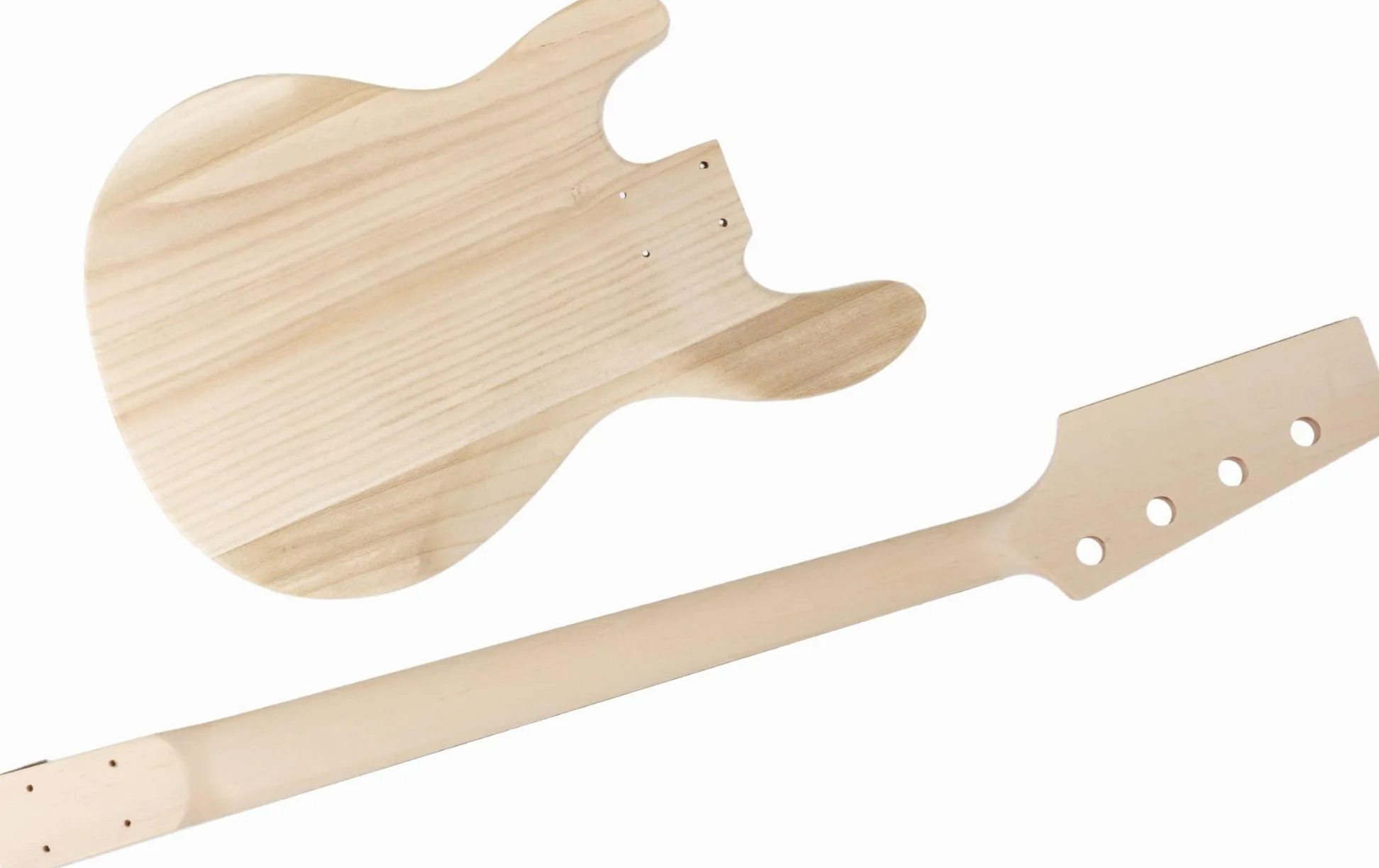 Rocktile Kit Basso Elettrico MM-Style, Corpo: Paulownia, 21 tasti | Manico: acero avvitato, Tastiera: palissandro, Pickup: 1x Humbucker, Dot Inlays, Meccaniche cromate open back, Peso: 4, 2 kg