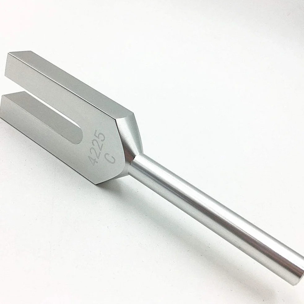 Set di 3 diapason ad alta frequenza per accordatura 4096 Hz, suono meraviglioso, per guarigione, strumento musicale, argento