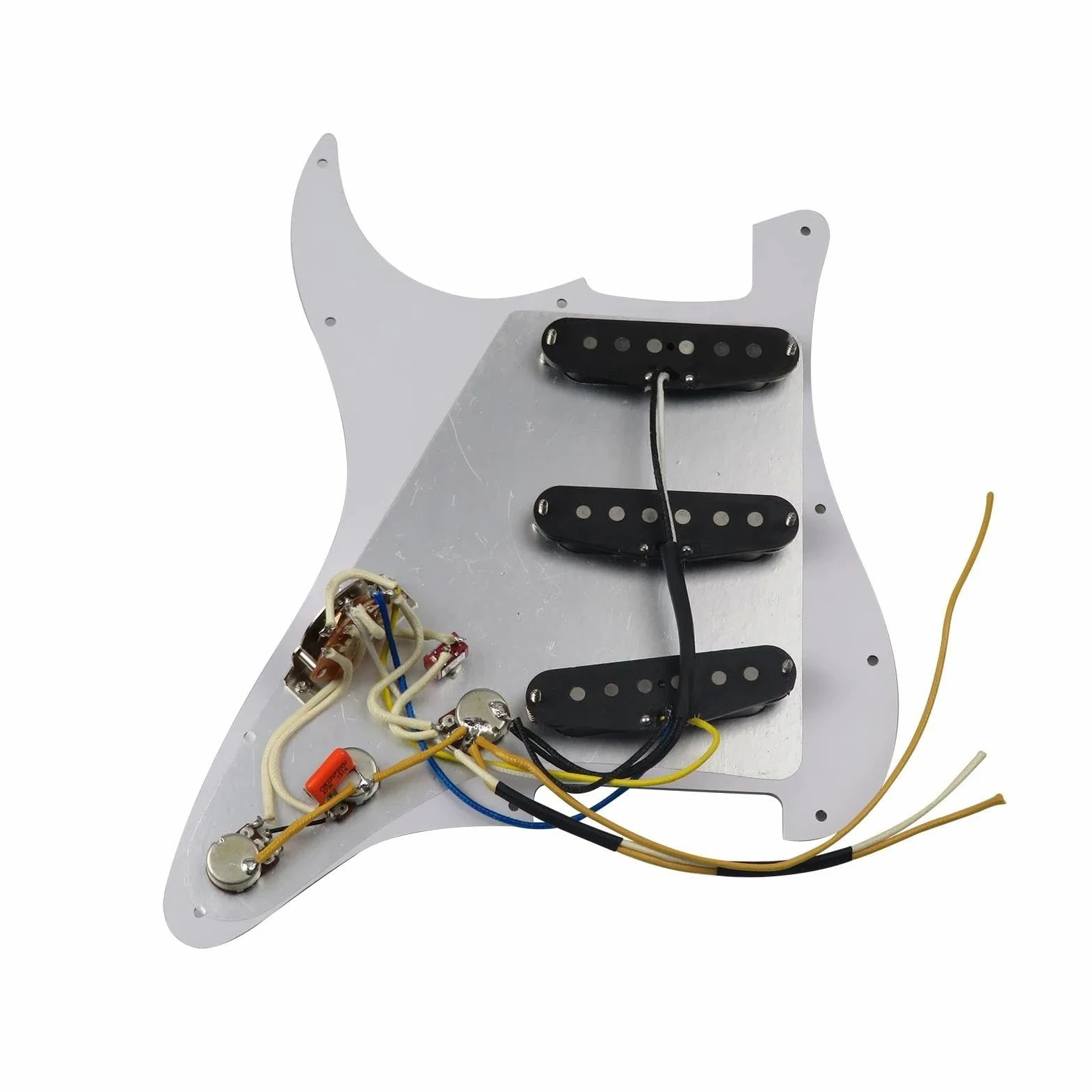 pickup per battipenna pre-cablato Pickup Chitarra Alnico 5 Pickup SSS Single Coil Pickup Caricati Battipenna Chitarra Elettrica(3/4)