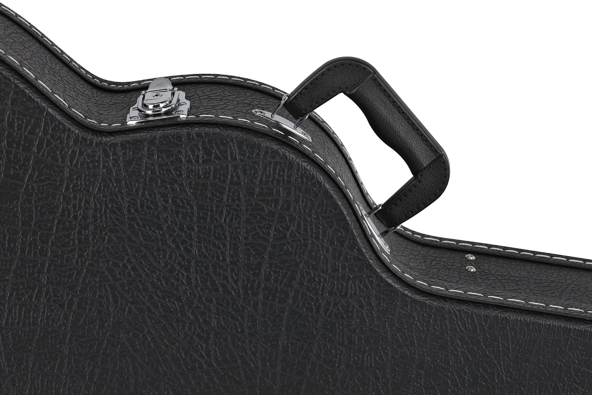 GEWA custodia in legno con rivestimento in plastica nera, custodia per chitarra classica