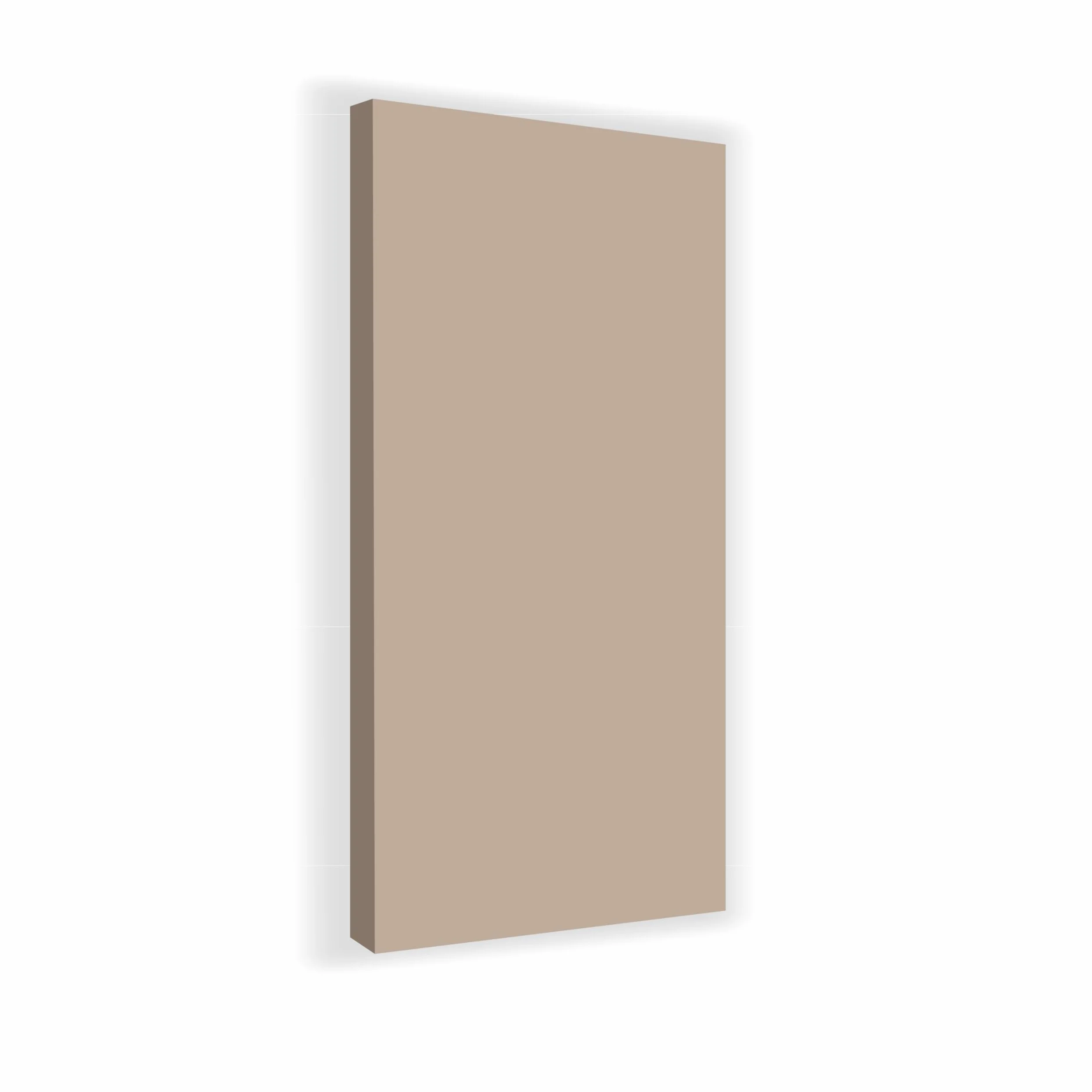 STOP SOUND Pannelli fonoassorbenti Pannello Acustico Fonoassorbente pannelli decorativi per pareti e soffitto alta capacità decorativi per pareti 180x80x5 (Beige)