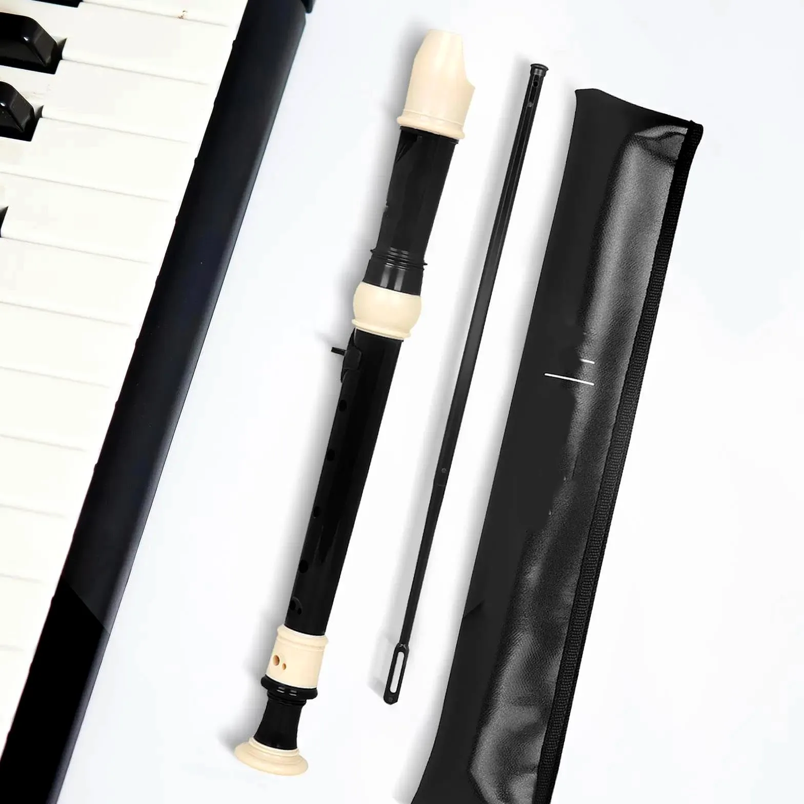 Flauto Dolce Professionale Flauto Dolce Soprano A 8 Fori (chiave Di Do) Set Classico In ABS Da 3 Pezzi Progettato Per I Principianti