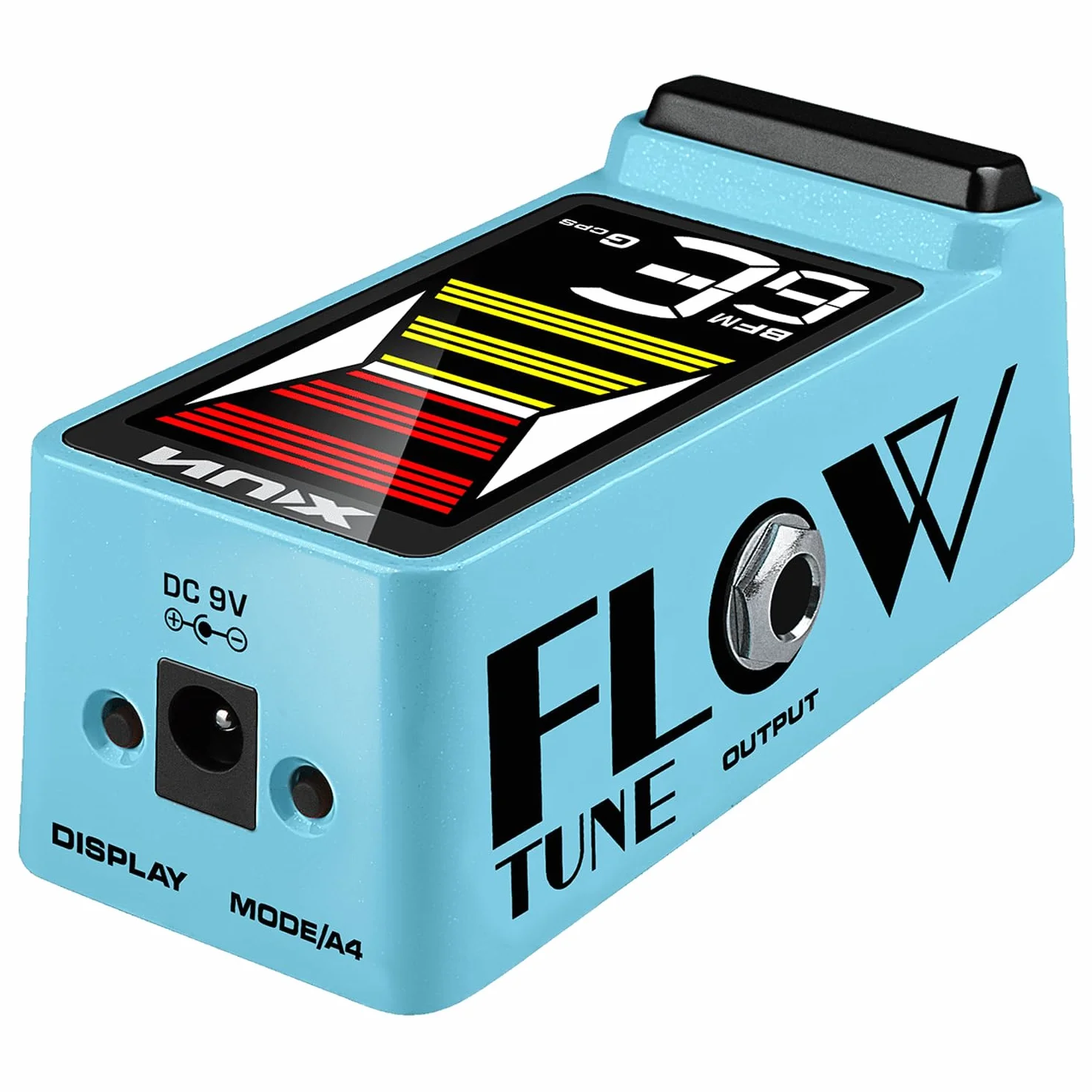 Nux NTU-3 MKII Flow Tune Accordatore blu con alimentatore Keepdrum 9 V