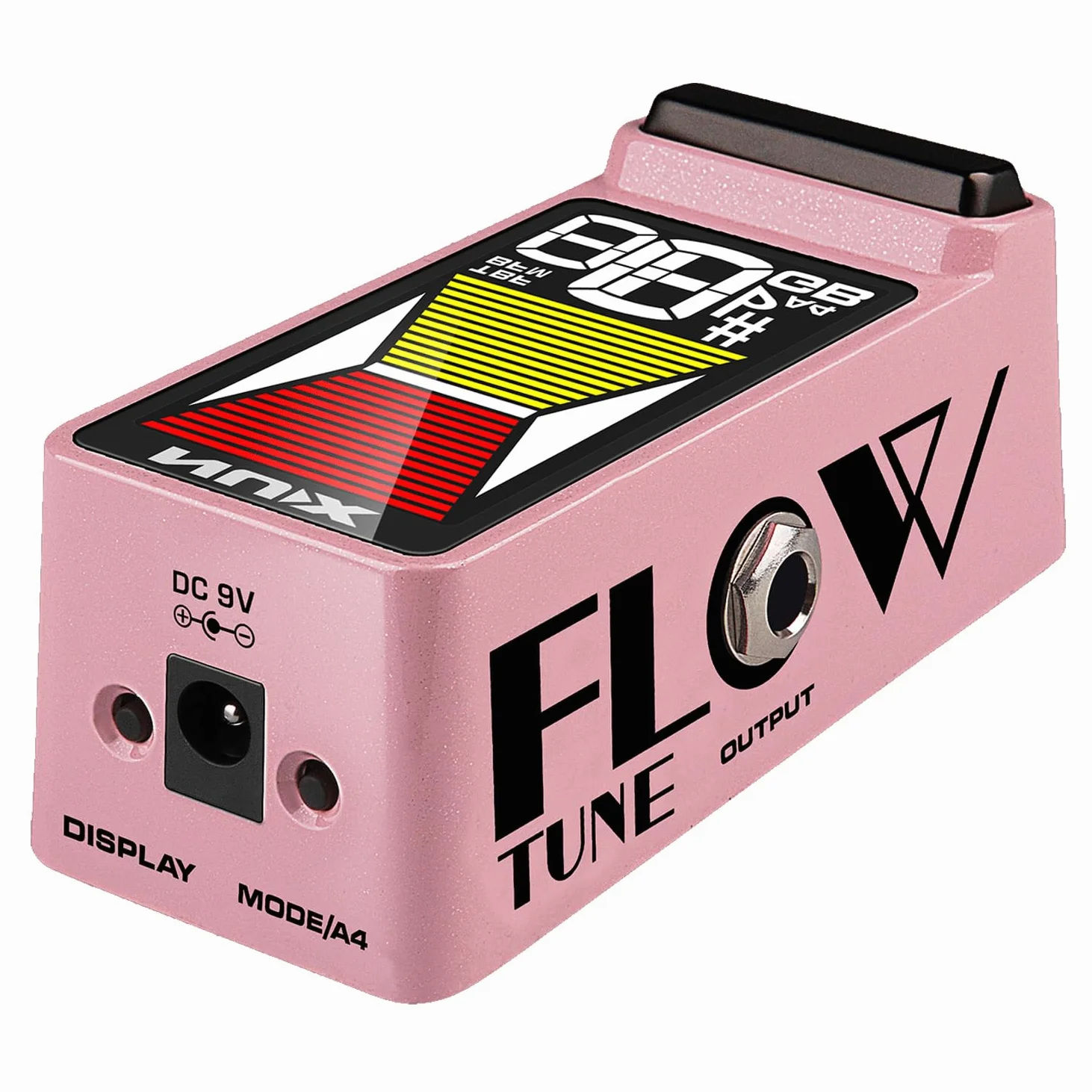 Nux NTU-3 MKII Flow Tune Pink Accordatore con alimentatore Keepdrum 9 V