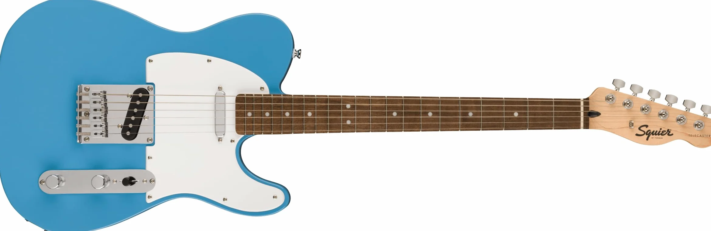 Squier Sonic Telecaster, tastiera alloro, battipenna bianco, blu California
