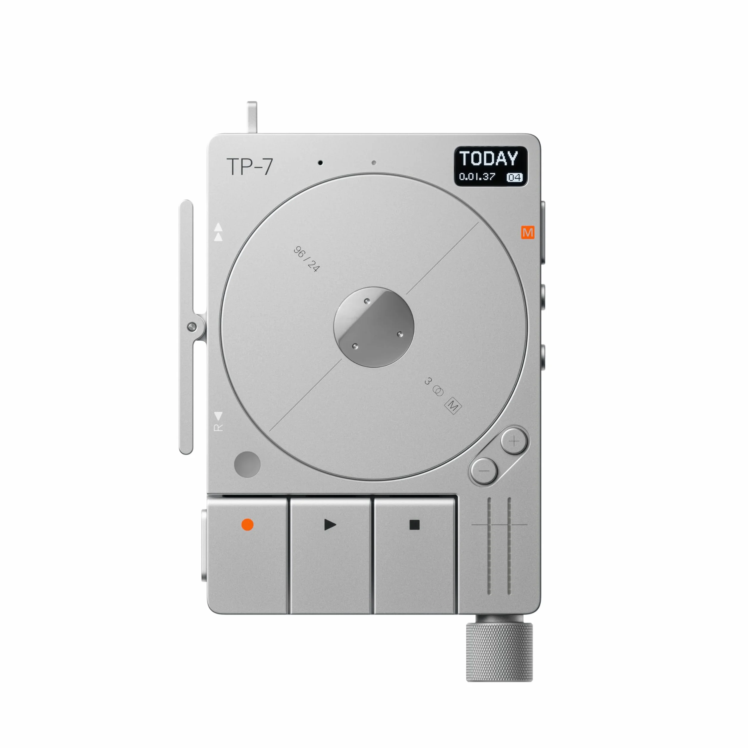 Teenage Engineering TP-7 (registratore portatile, con interfaccia audio USB-C, Bluetooth, microfono interno, altoparlanti, 128 GB di memoria, interfaccia audio USB-C, autonomia di 72 ore)