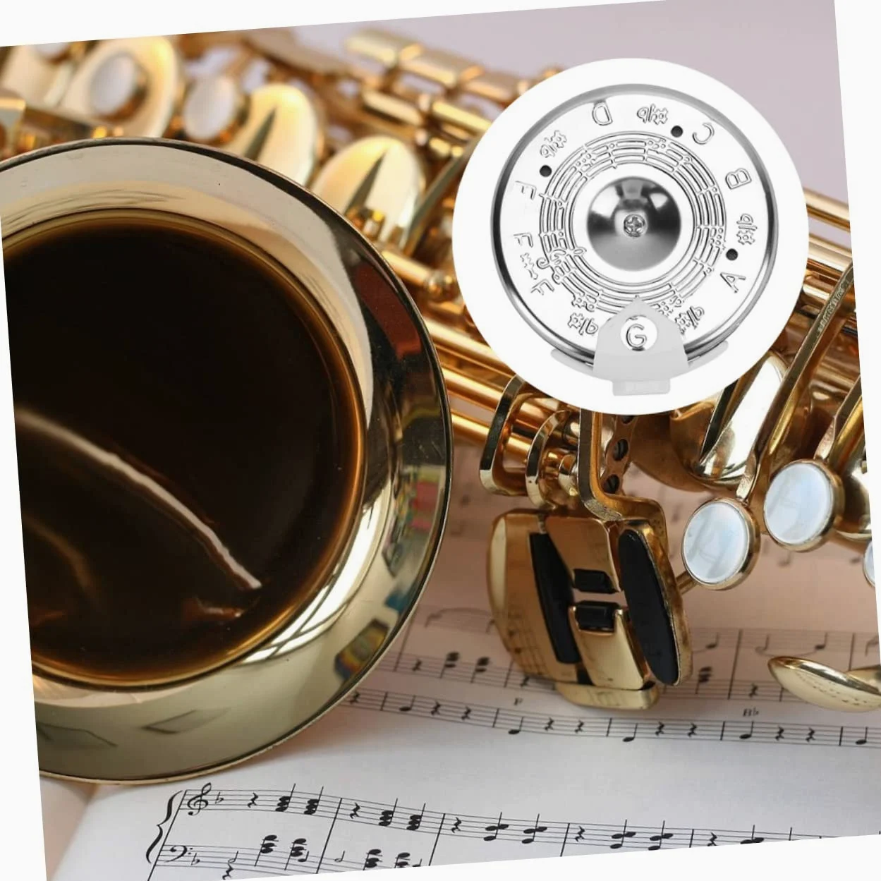TOYANDONA 6pezzi Accordatore Per Chitarra e Strumenti Musicali Dispositivo Di Tuning Toni C-c Facile Da Trasportare Per Violino Ukulele e Basso