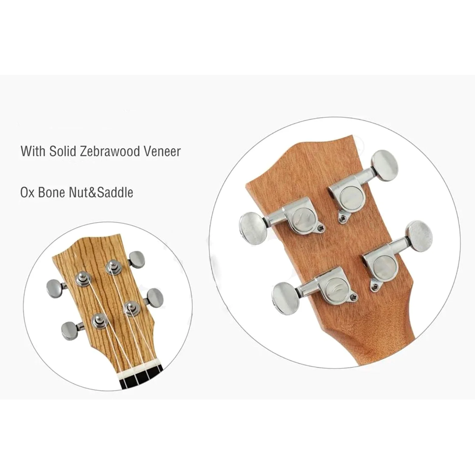 Ukulele professionale Ukulele Baritono Hawaii Da 28 Pollici Con Top In Abete Massiccio