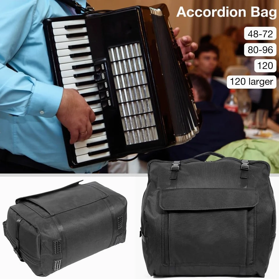 Générique Custodia per regolabile – Borsa a tracolla, portaoggetti per | protezione bassa 48-120, valigetta portatile per strumenti musicali, accessorio per il trasporto acco