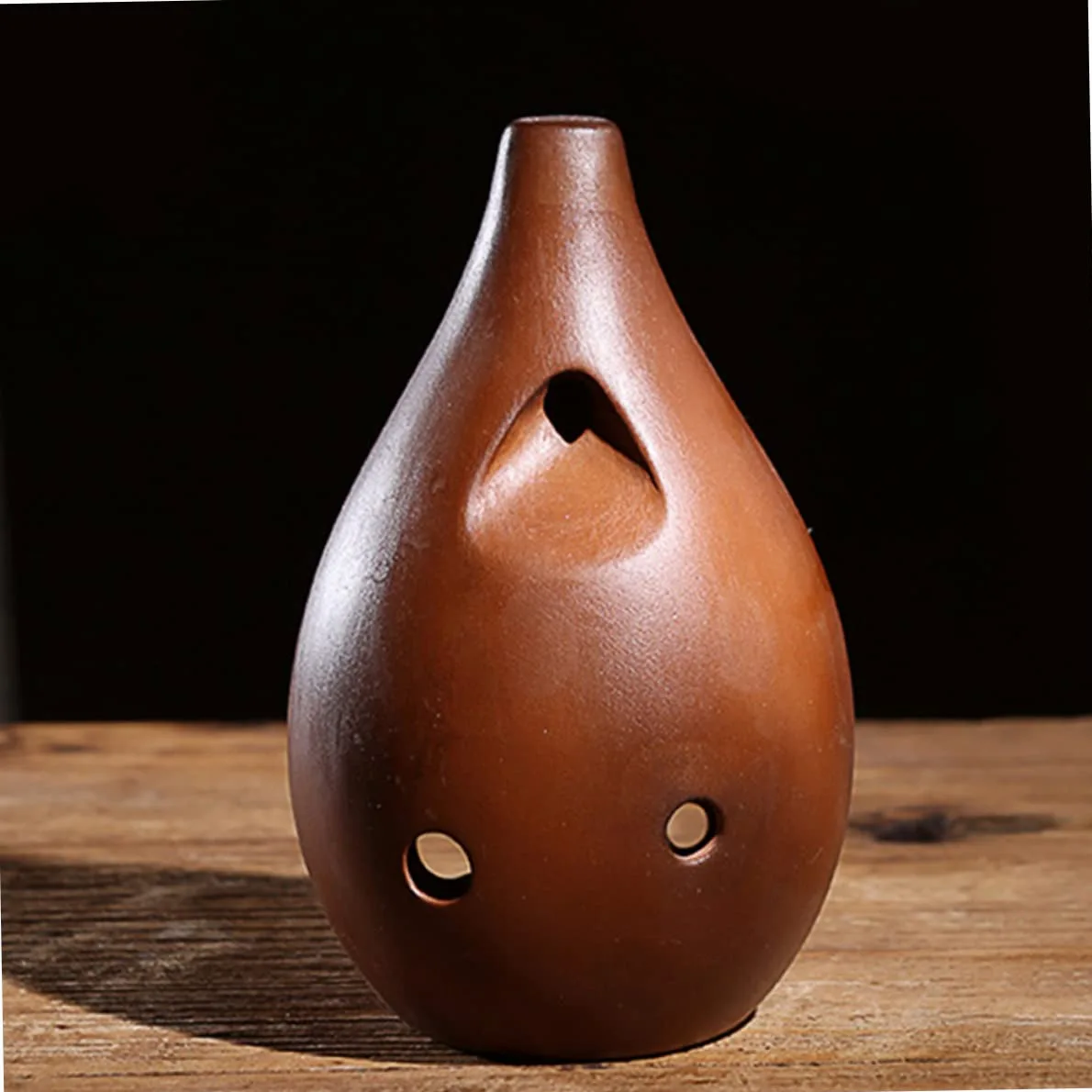 Mikinona Xun Cinese a 10 Fori in Ceramica Ocarina Strumento Musicale Antico in Tonalità F per Principianti e Artisti Esecutori, Intonazione Precisa e Suono Profondo per Stili multipli