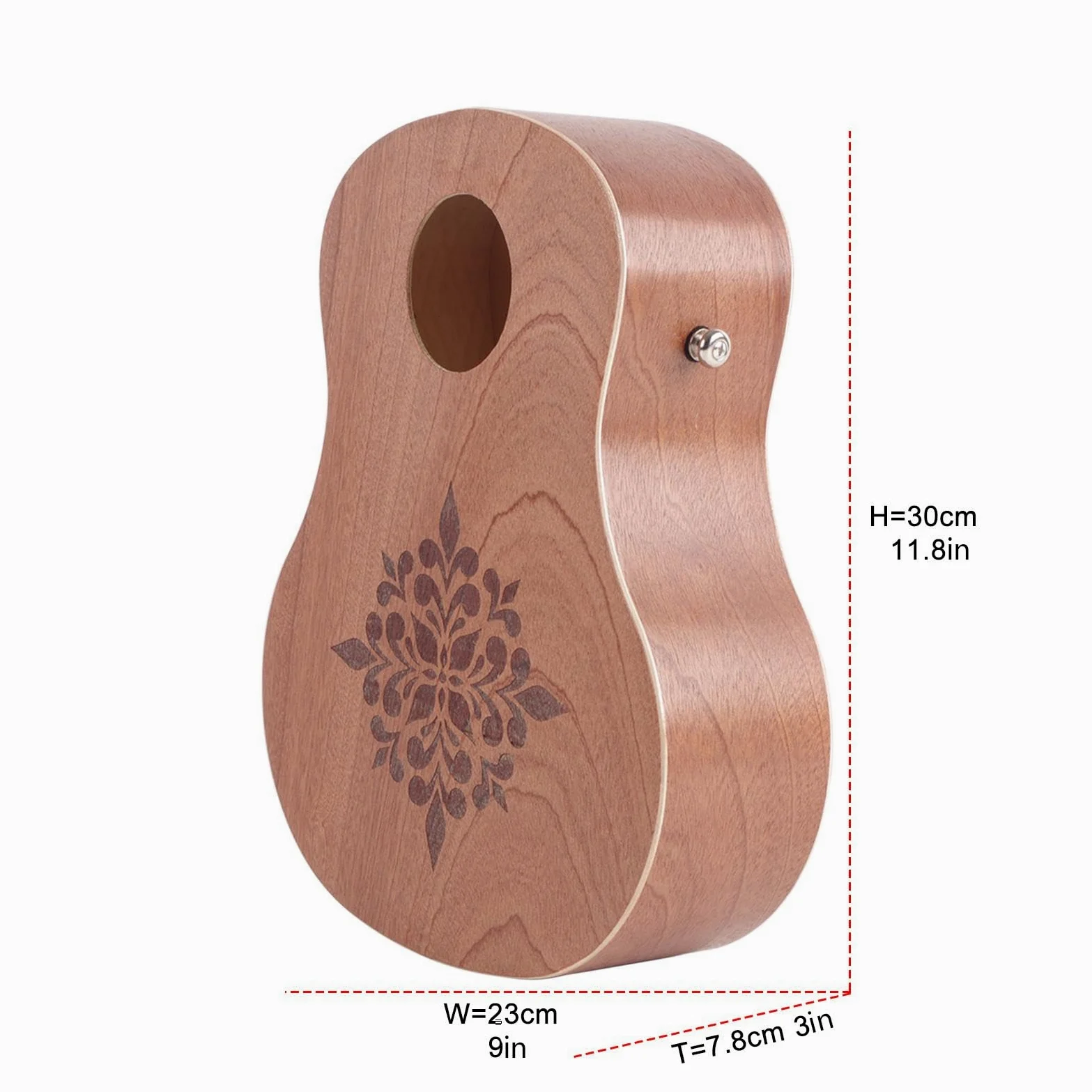 Strumento a tamburo manuale, tamburo manuale per bambini Strumento di legno | Musical Drum Toy, Strumento di percussione divertente per spettacoli tea