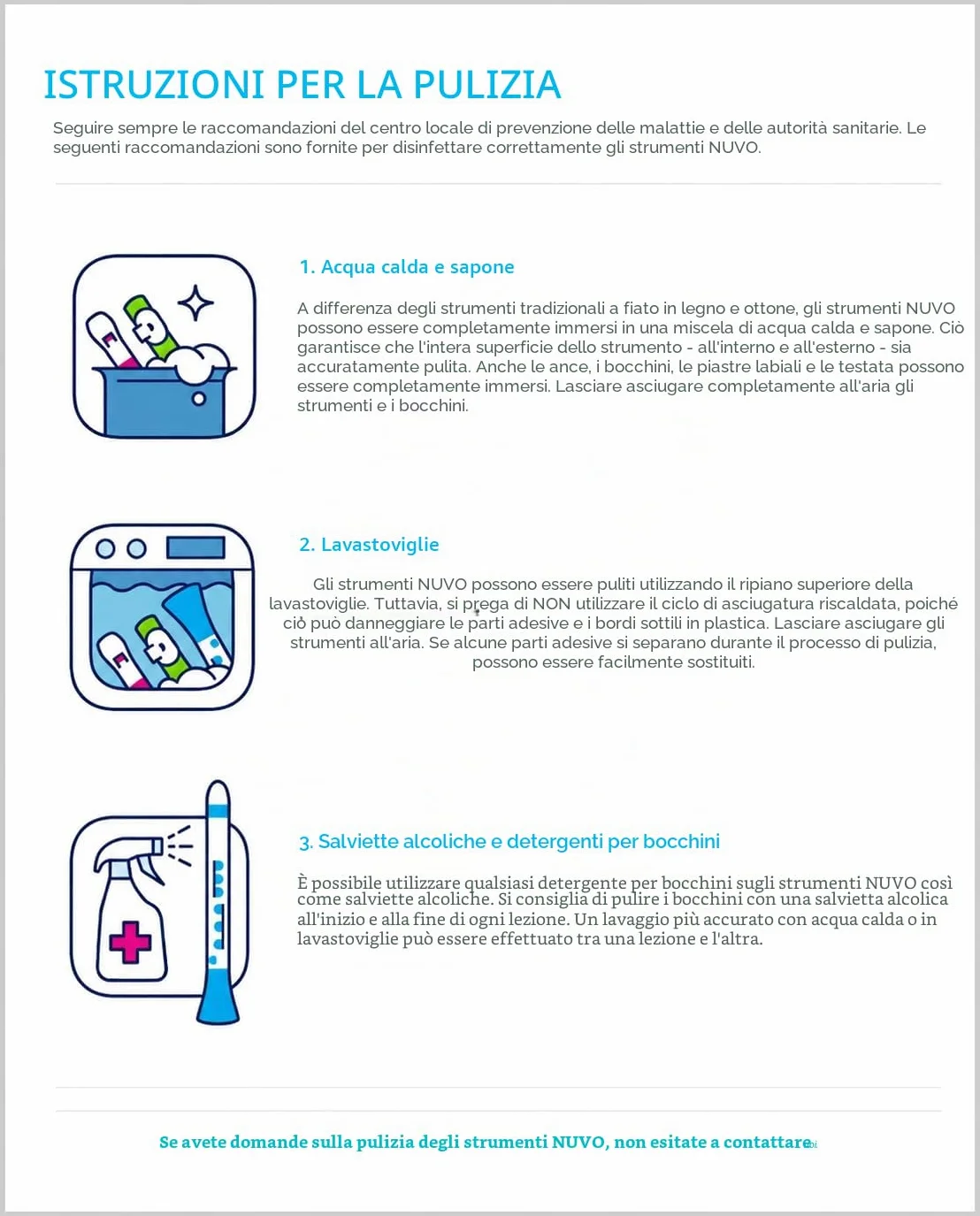 Flauto Studente 2.0 - Argento/Nero