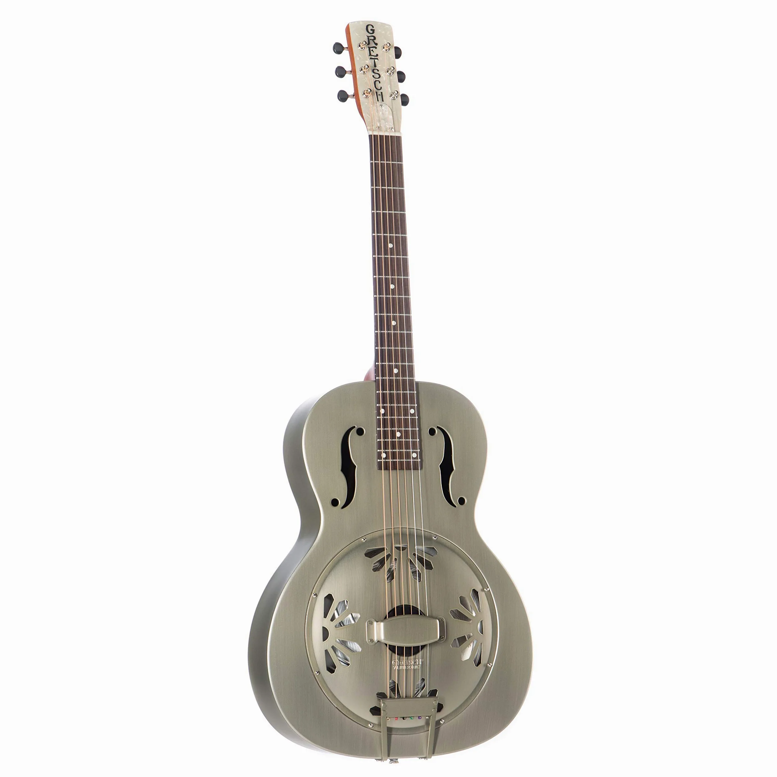 Gretsch G9201 Honey Dipper Round-Neck Biscuit Cone Resonator (Shed Roof) - Chitarra resofonica