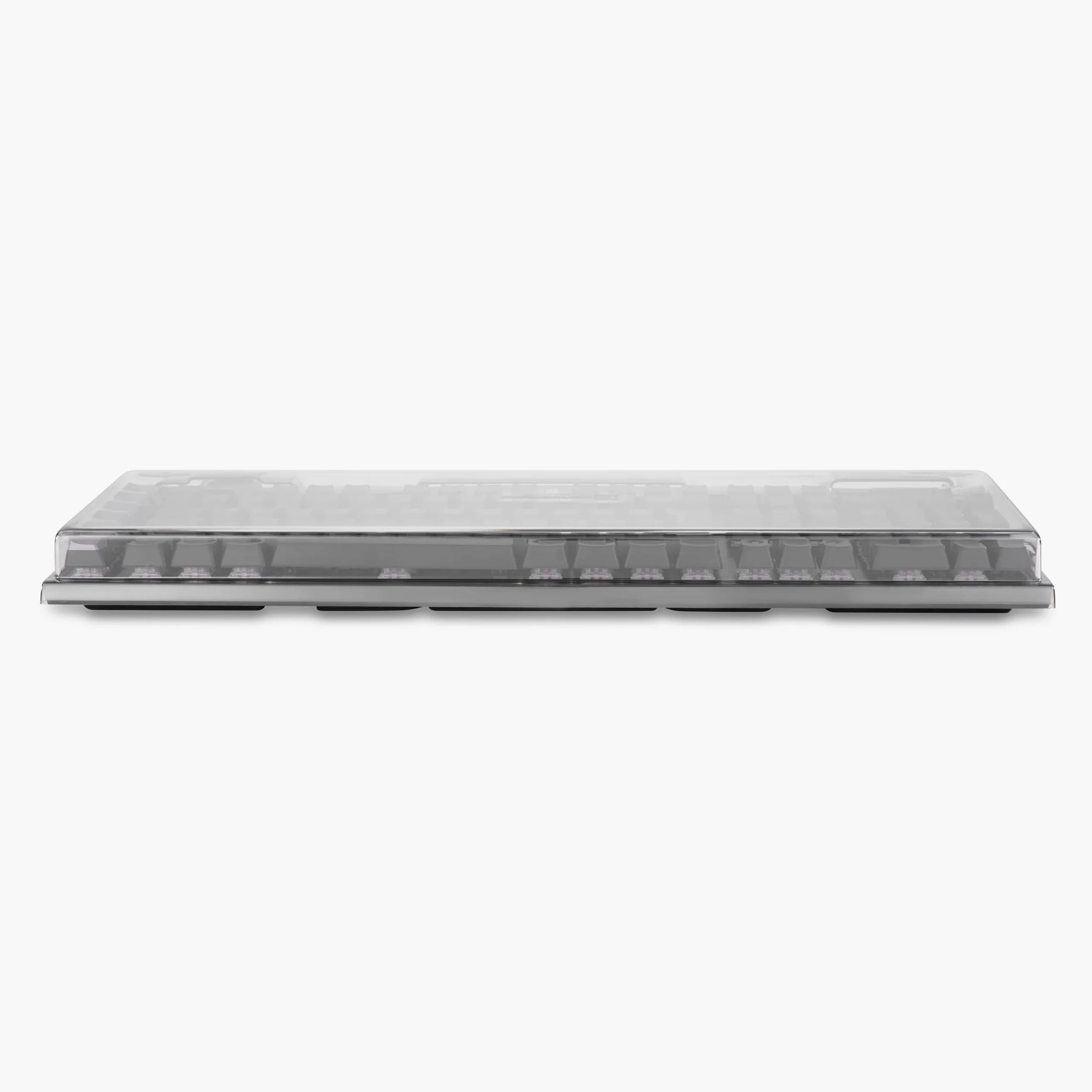 Decksaver Copertura per la Serie di Tastiere Corsair K100 RGB - Coperchio Protettiva Fumé/Chiara, Realizzata nel Regno Unito