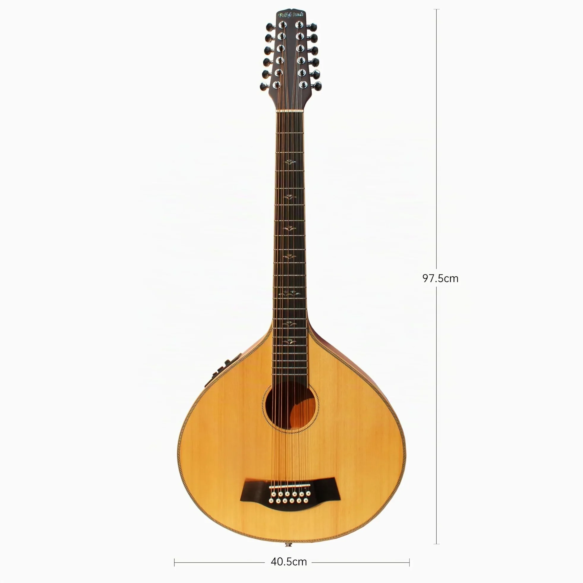 Batking Bouzouki - Chitarra Bouzouki a 12 corde con equalizzatore (12 corde)