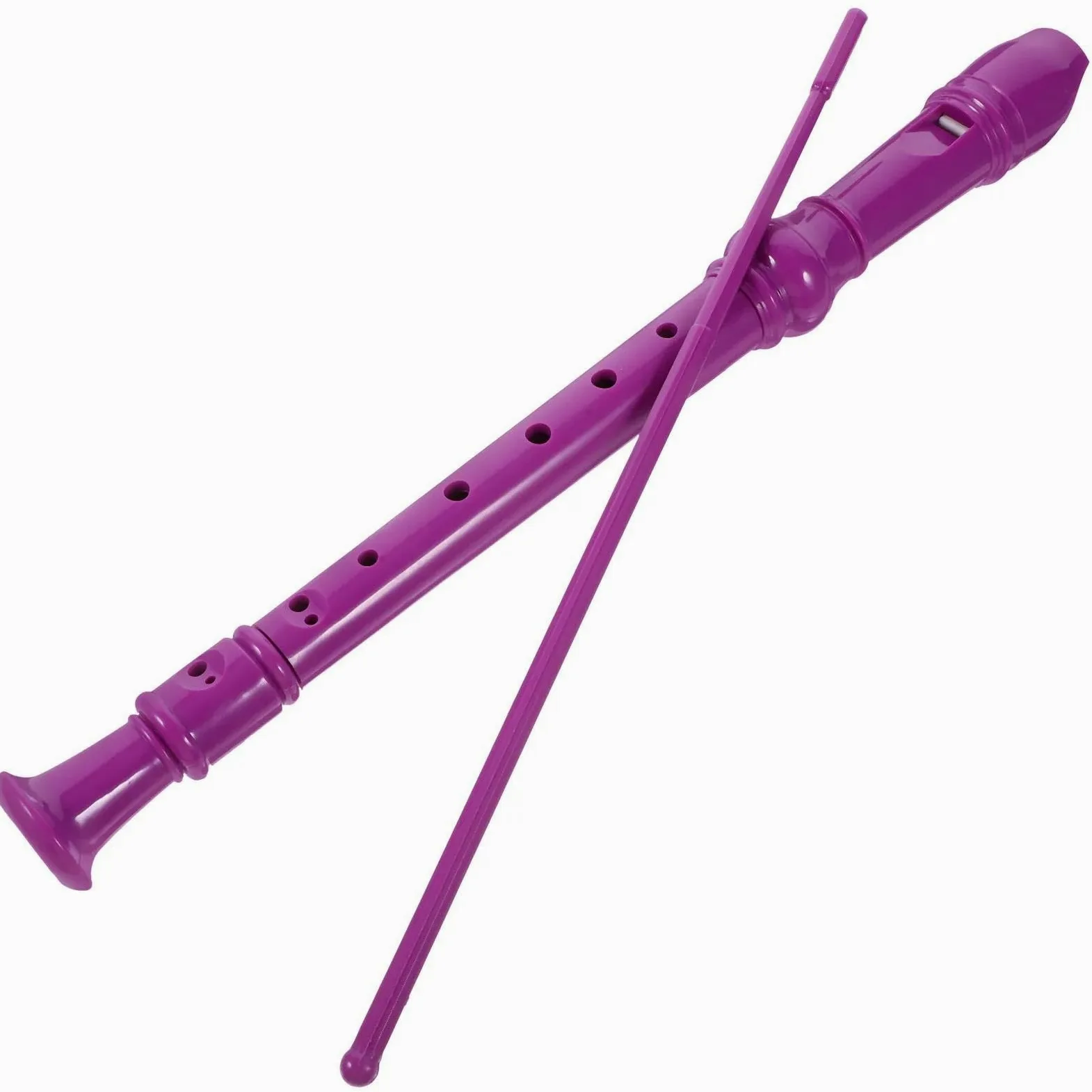 1 Set Di Strumenti Per Flauto In ABS A 8 Fori Flauto Dolce Soprano | Produce toni chiari e risonanti per suonare in modo piacevole.