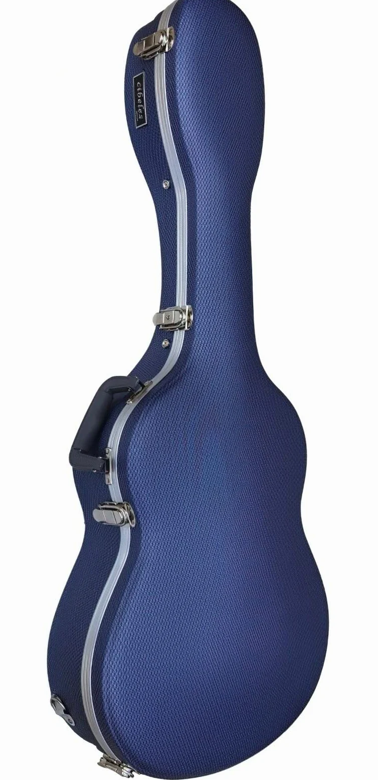 Cibeles - Custodia in ABS per chitarra classica, Blu chiaro, Custodia per chitarra