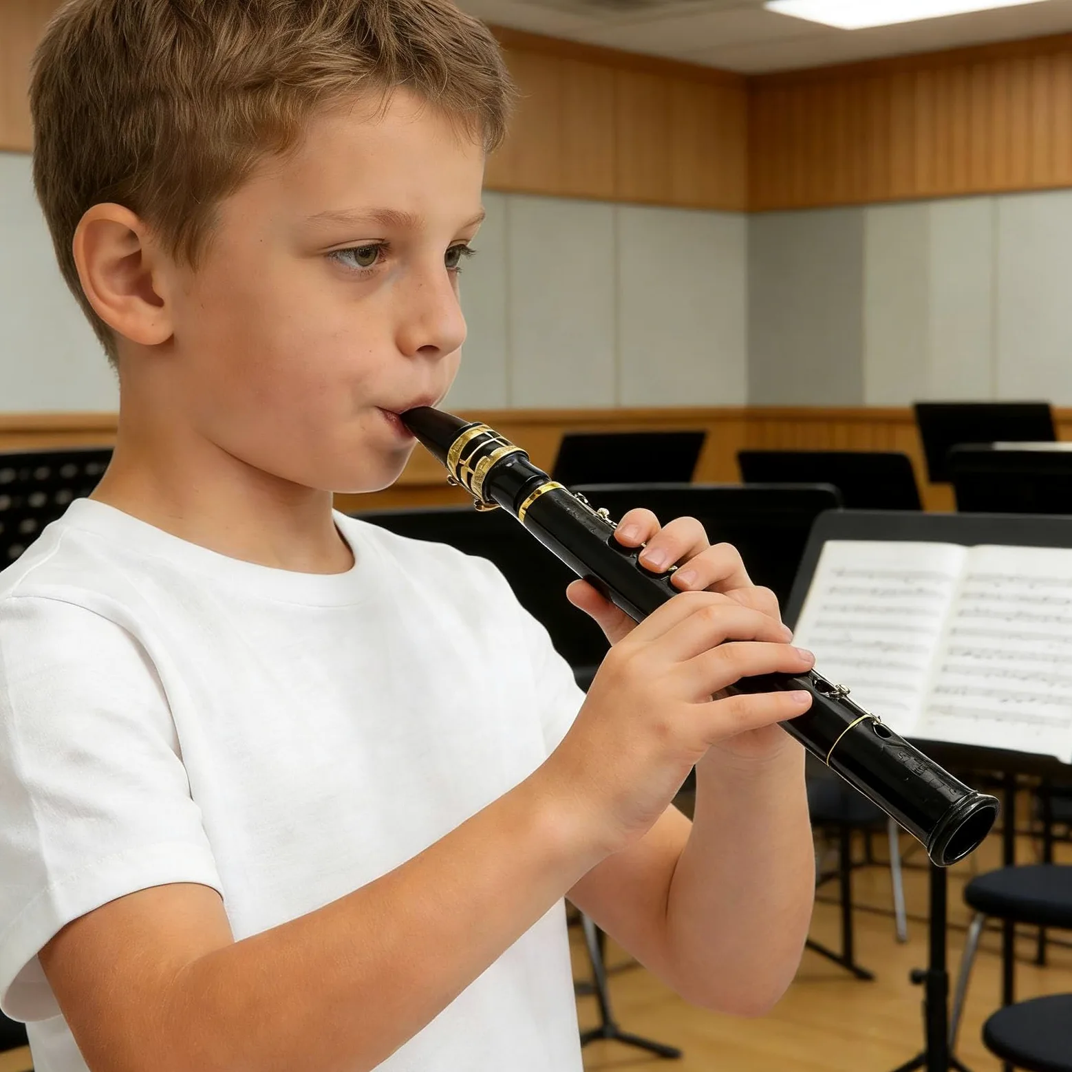 Sassofono tascabile in C con 8 fori, facile da imparare, con collo curvo, mini sassofono portatile, 37 cm, in plastica leggera, per principianti e amanti della musica