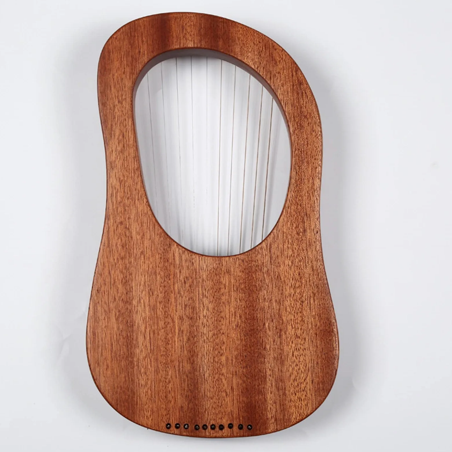 Arpa Strumenti Musicali A Lira A 10 Corde Arpa Professionale Tradizionale Portatile con Chiave per Accordatura