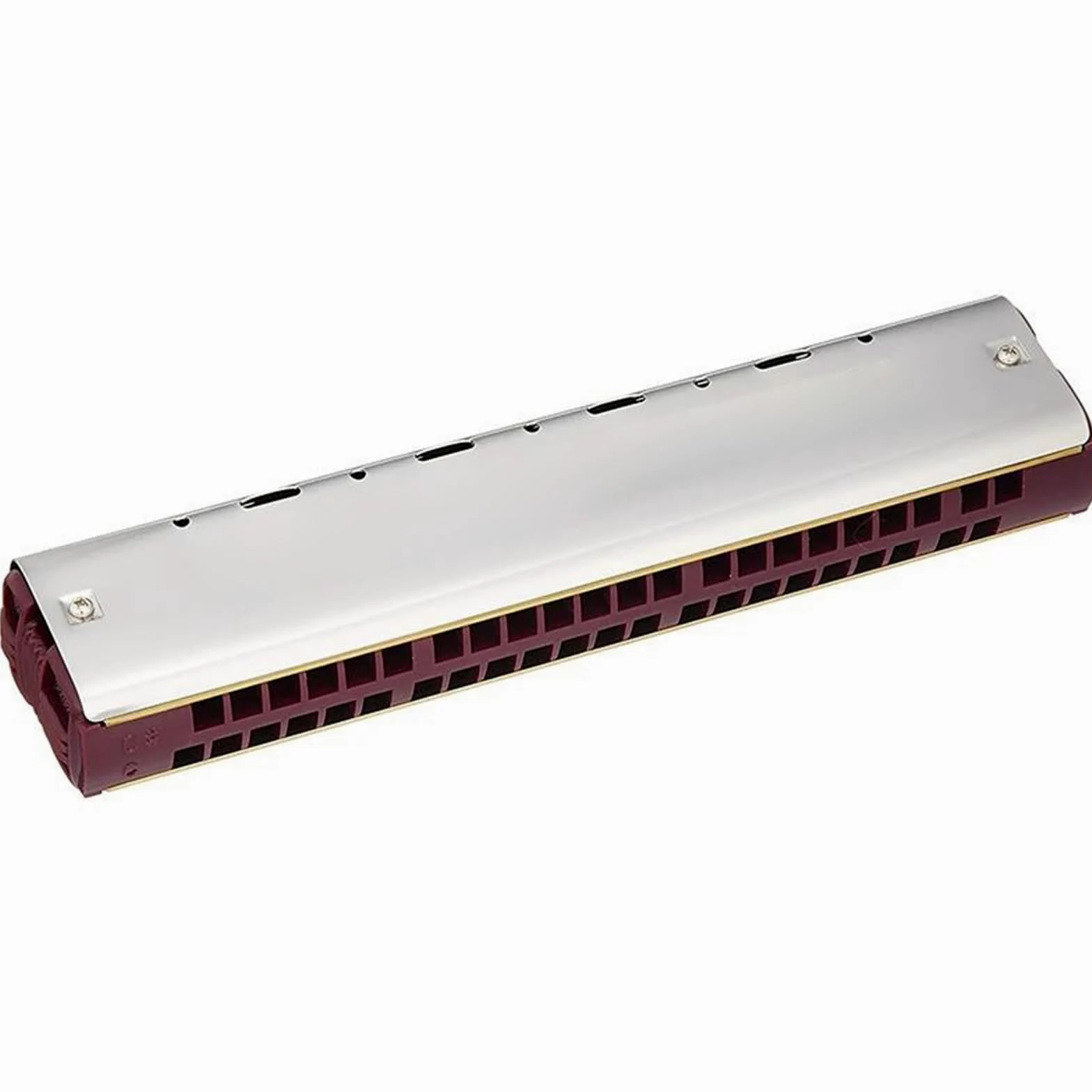 Armonica Singola Cromatica 44 Fori Arpa Chiave C Organetto A Bocca Ance In Ottone Strumento Musicale In Resina armonica a bocca professionale