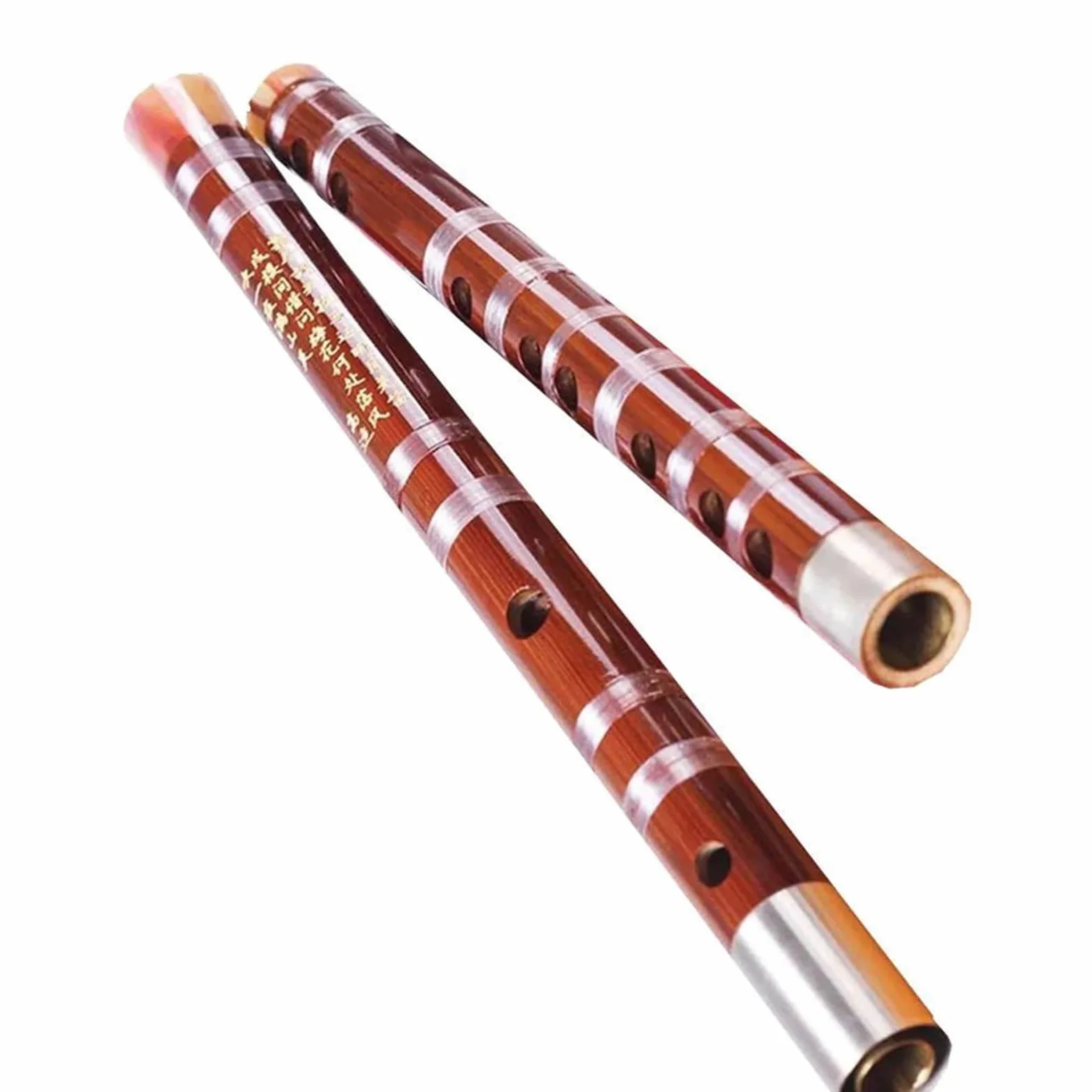 Flauto Di Bambù Flauto di bambù cinese Strumento Flauto traverso Flauto professionale Flauto a doppia sezione Giunto in rame bianco