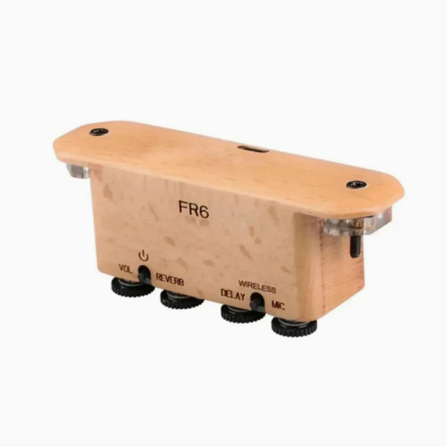 Pickup Per Chitarra Acustica Con Risonanza E Effetti Di Ritardo Di Riverbero FR6 Soundhole Clip-on Parti Di Pickup Ricaricabili