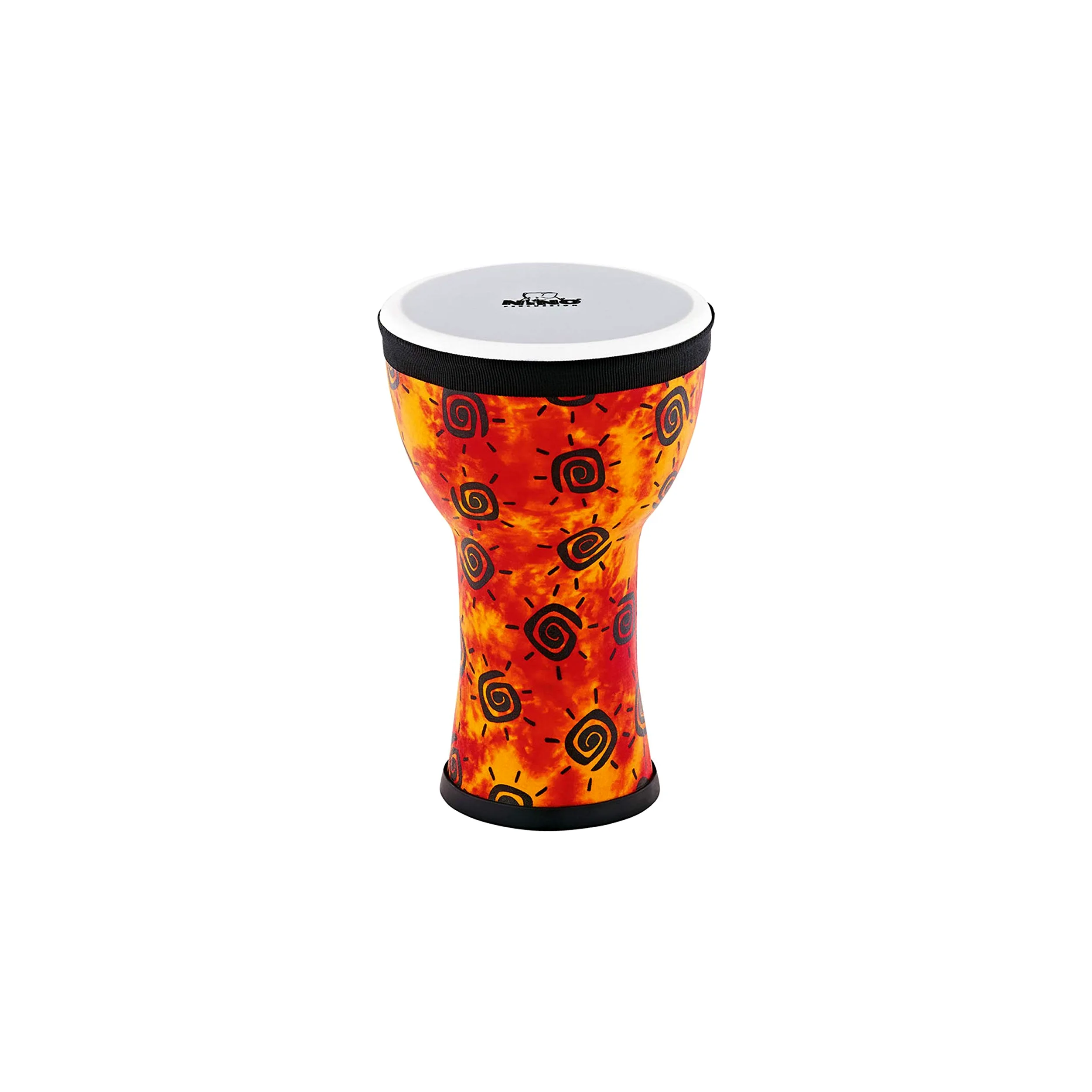 Nino Percussion Djembe, Serie Elements, Misura mini, fantasia sole, Sunshine, -EMDJ-SU