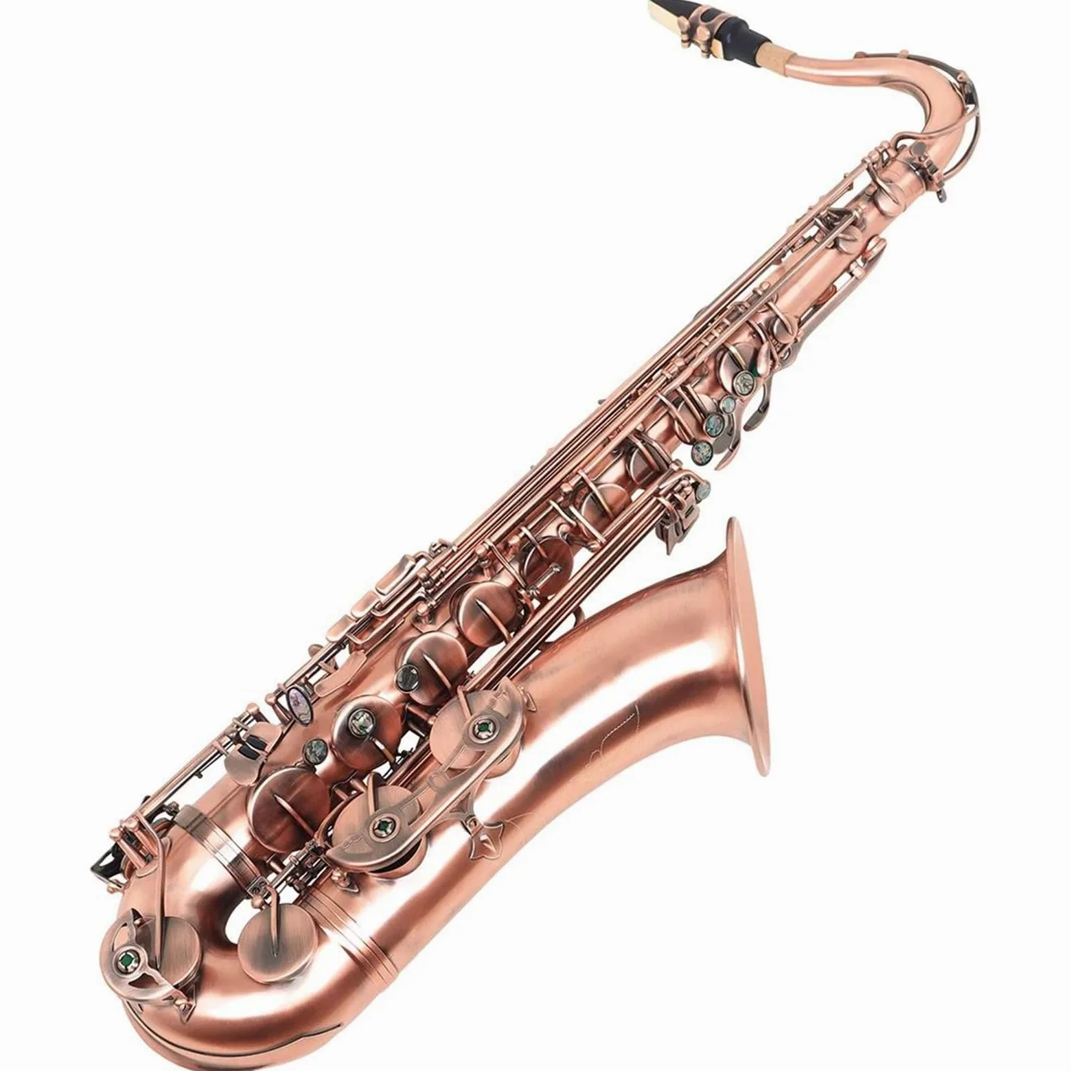 Sassofono professionale Strumento Professionale In Ottone Sib Sax Tenore Vintage Rosso