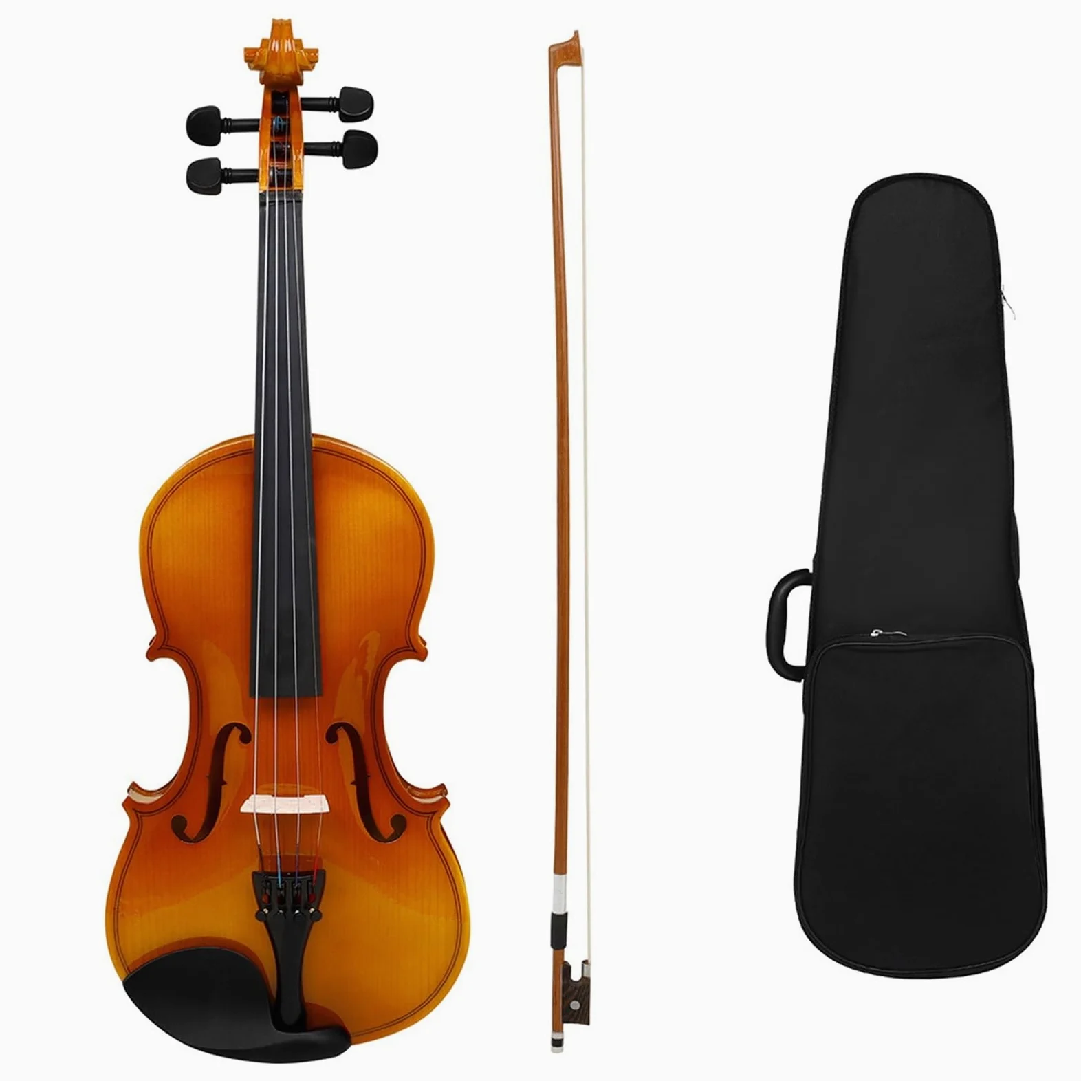 Violino Per Principianti Violino In Legno Massello Per Adulti 4/4 Principianti Strumenti Musicali A Corda Professionali Esercitarsi