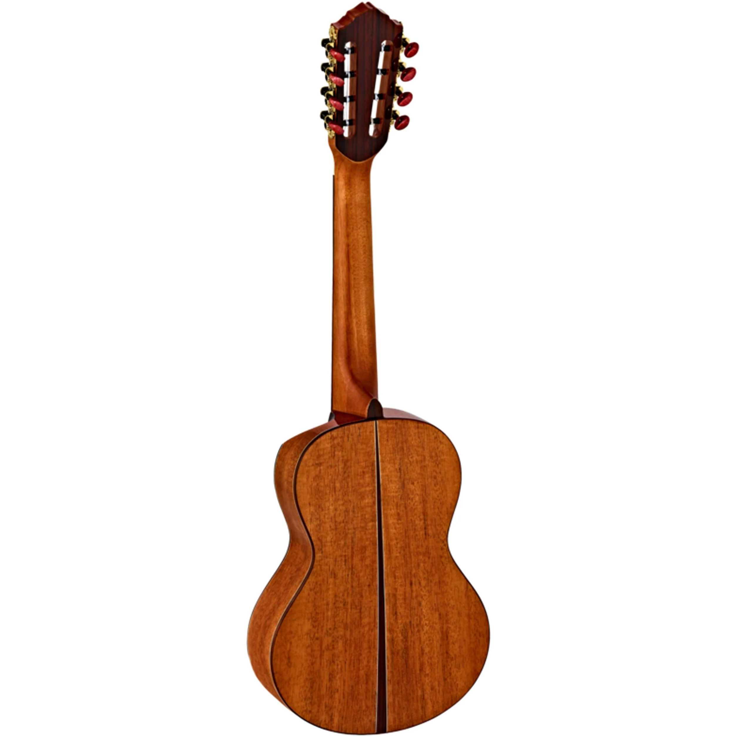 Ortega Guitars Ukulele Tenore Acustico – 8 Corde, 2 Buche – Custom Built Series – Gig Bag Inclusa – Mogano, Natural (ECLIPSE-TE8)