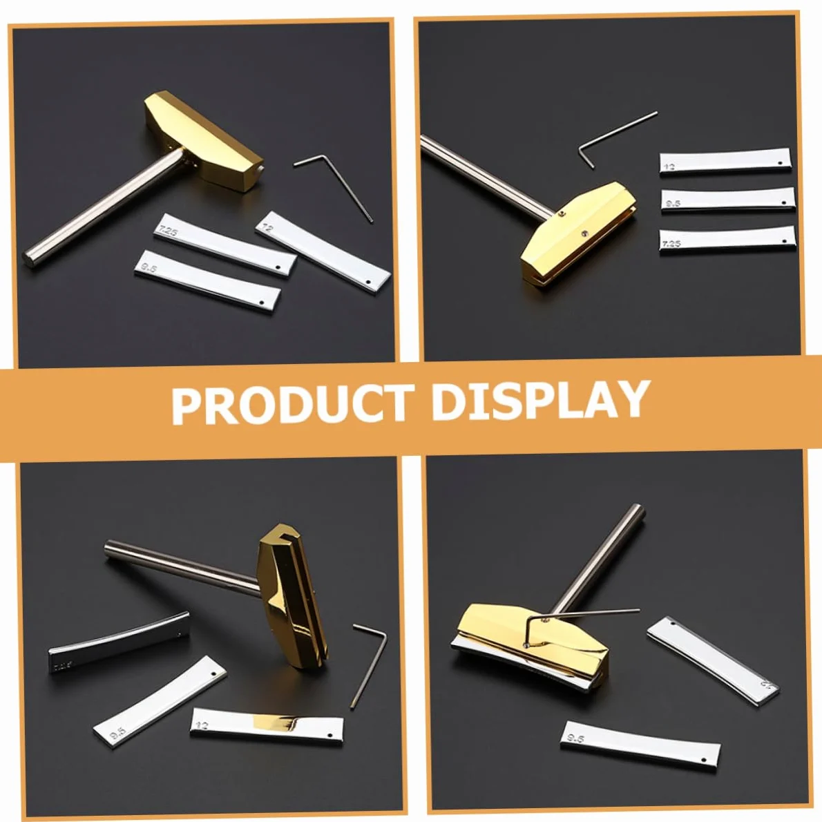 Gatuida Strumenti Per Liutaio Pressa Per Punti Di Contatto Per Chitarra e Basso Kit Di Riparazione Per Tastiera Con Accessori Per Manutenzione Di Strumenti Musicali