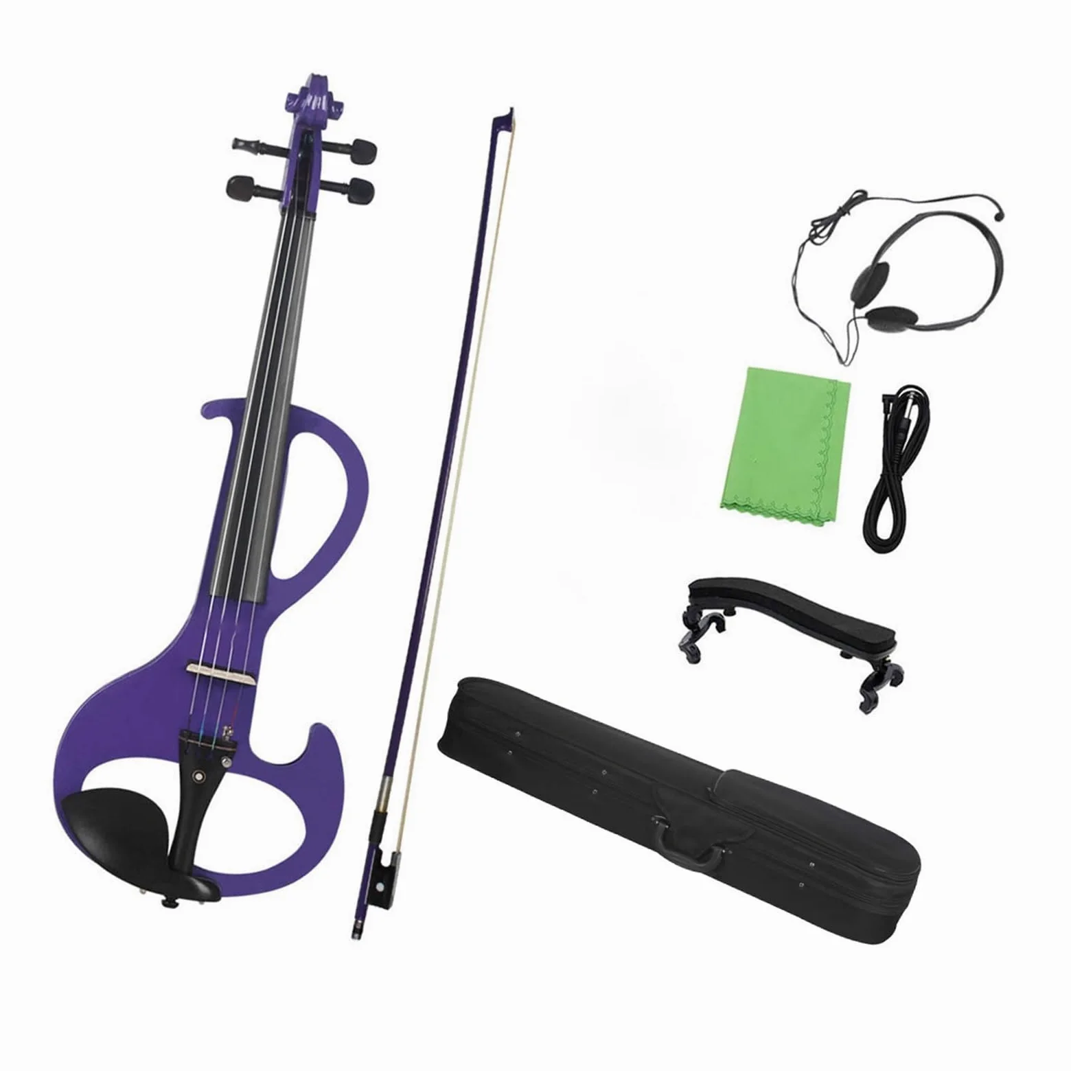 Violino elettrico 4/4 Set violino elettrico viola strumento a corde violino elettronico