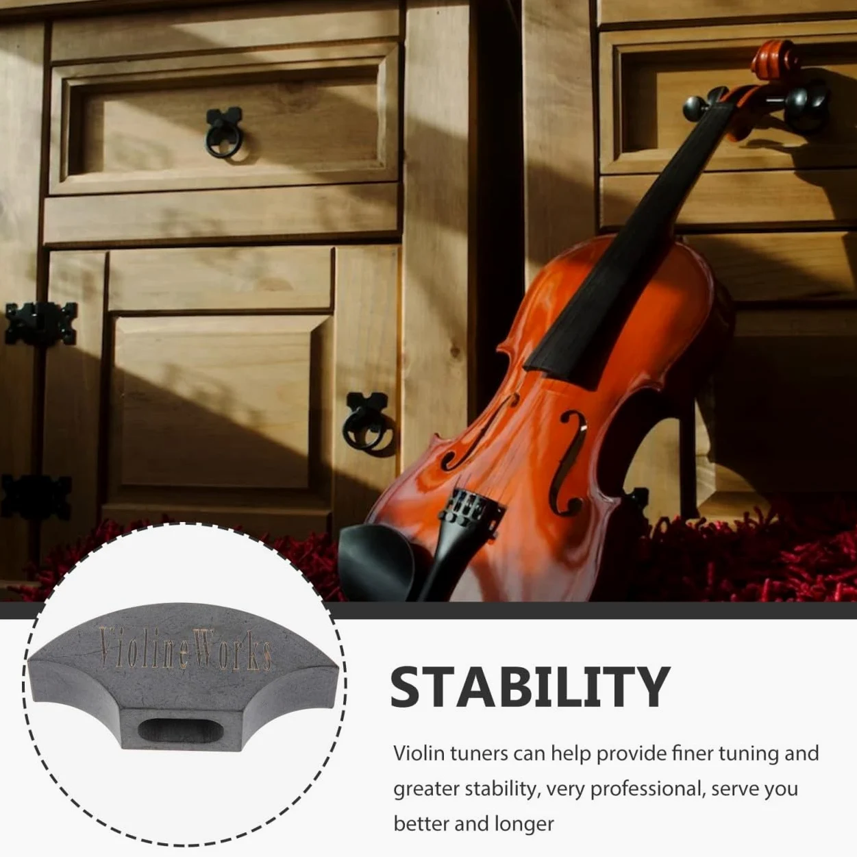TOYANDONA Corda Da 3 Pezzi Aiuto per stringere i picchetti del violoncello Strumenti per l'accordatura dei violini chiave dell'accordatore di violino accessorio per l'accordatura del violino