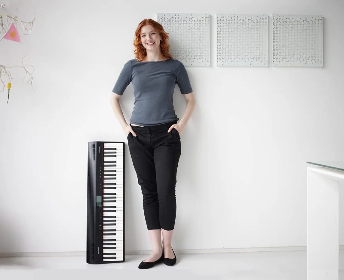 Roland Go:Piano GO-61P Piano Digitale, Connessione Wireless allo Smartphone, Nero