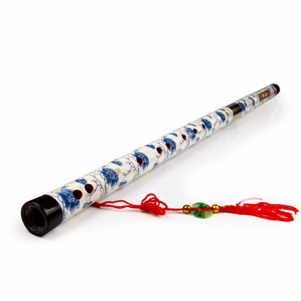 TsoLay Flauto principiante Flauto di bambù Chiave G Marrone Verticale Flauto di bambù Fatto a Mano Flauto di Legno di bambù Fatto a Mano Strumenti Musicali Clarinetto Diz Cinese Strumento Musicale
