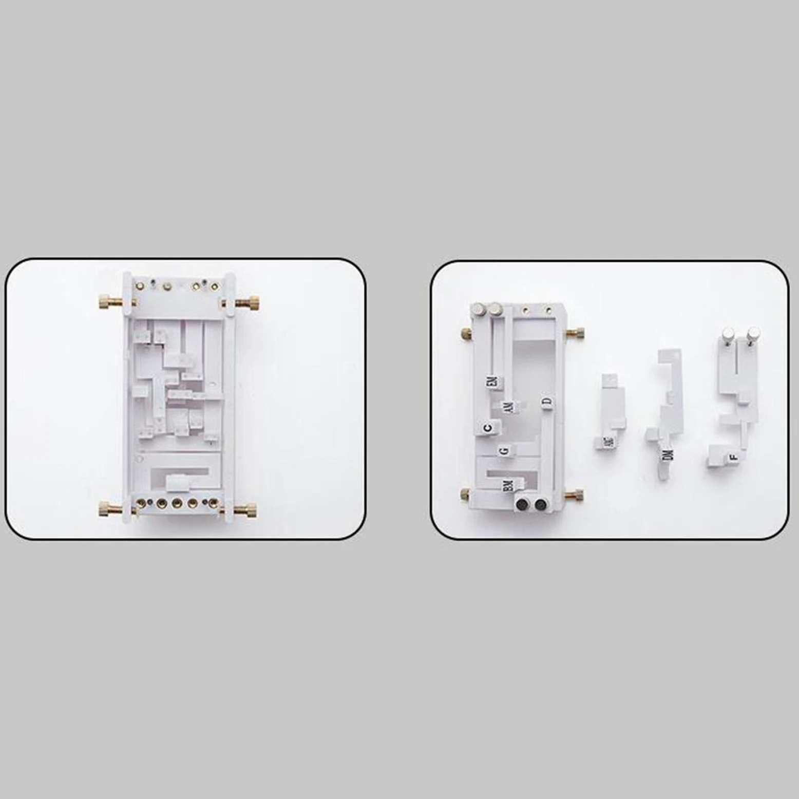 Teaching Aids per Chitarra Pratica Strumenti Assistenti Apprendimento Corde Accessori Funzionali in Plastica Adatto a Adulti Ragazzi, White
