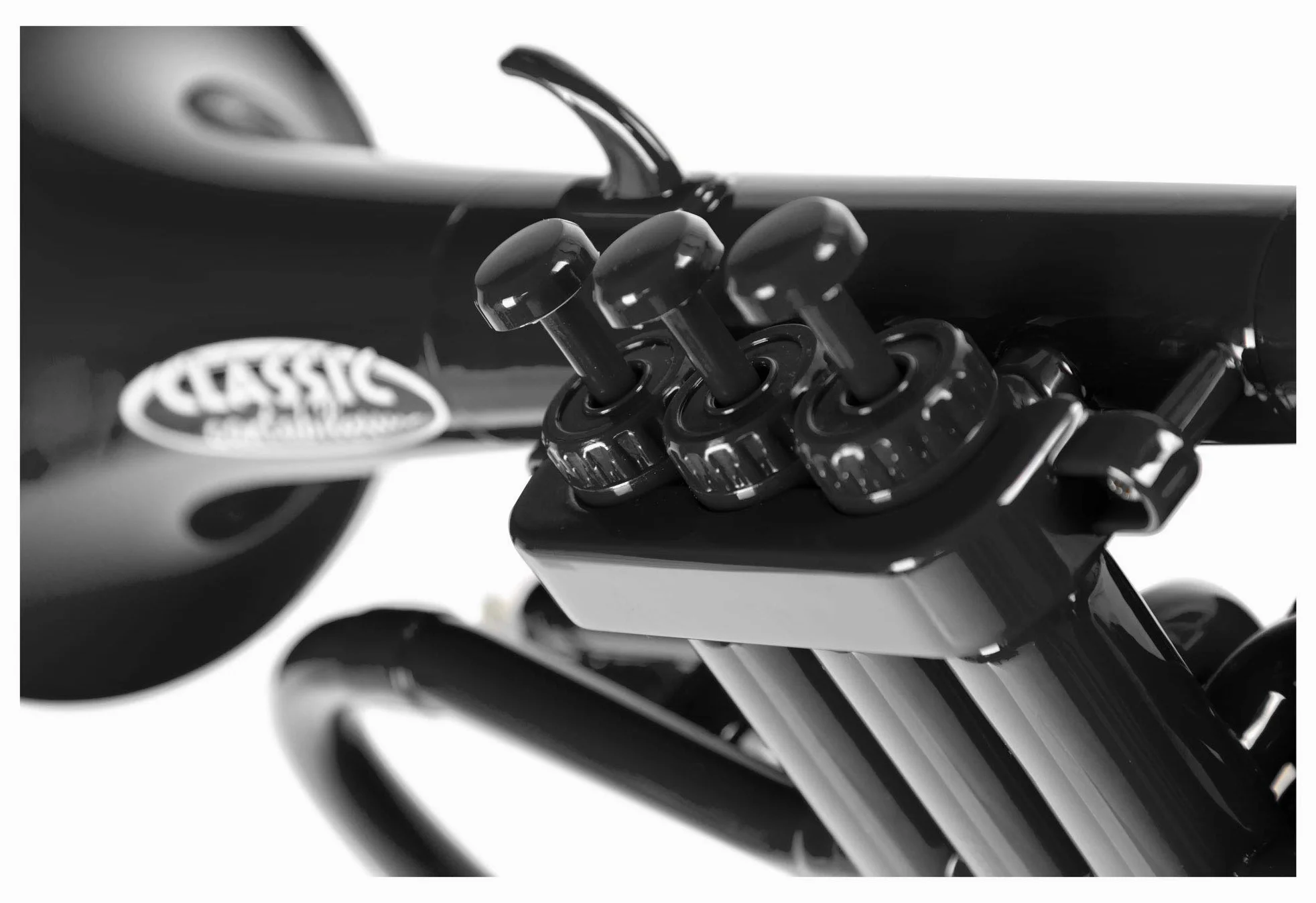 Classic Cantabile MardiBrass Flicorno in ABS Plastica - Valvole Perinet - 600g leggero - Foratura: 11,5 mm - incl. bocchino e custodia - nero