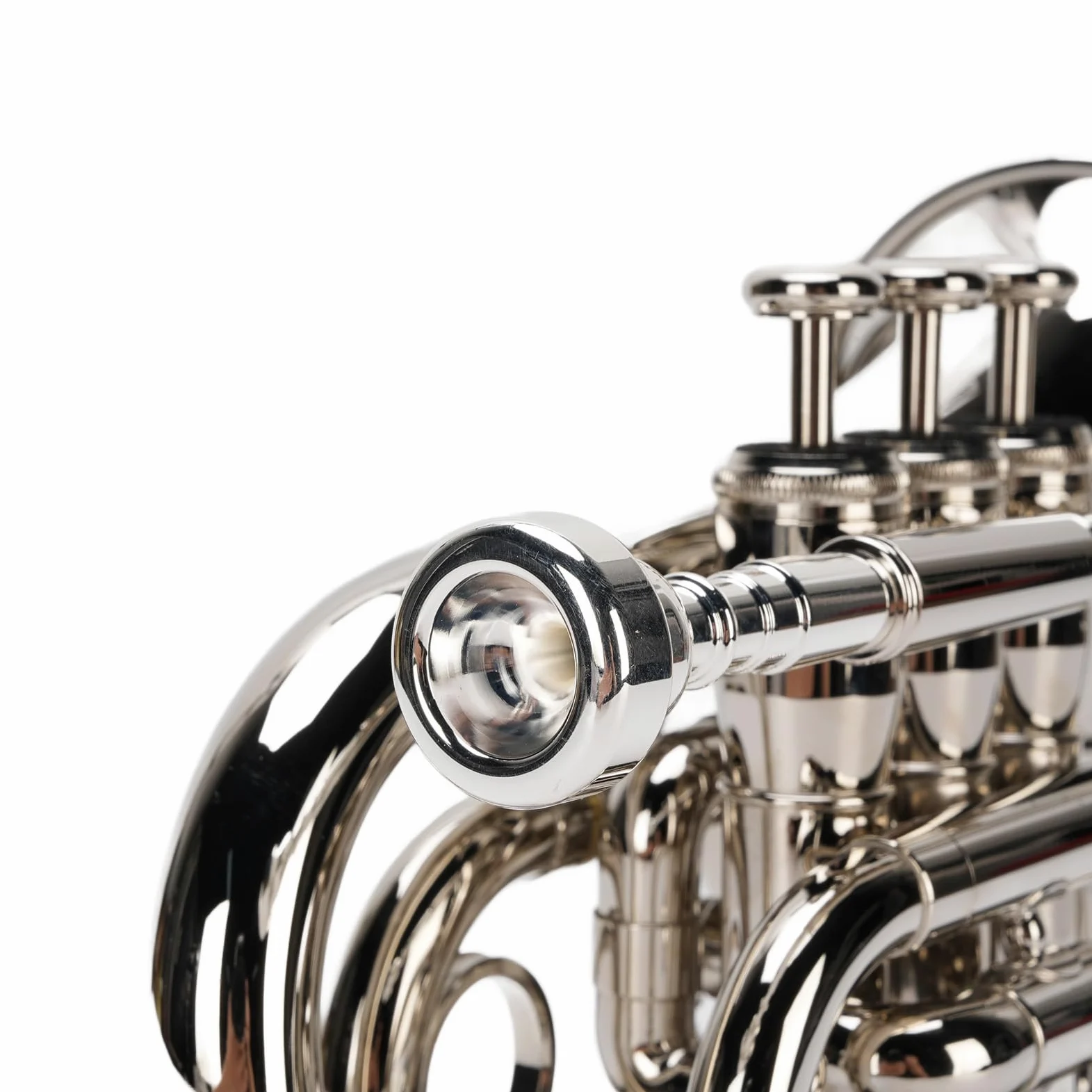 Eujgoov Mini Bb Tromba Set N durabilità in Ottone Placcata Squisita Artigianato Valvola a Doppio Drenaggio Portatile qualità del Suono Eccezionale per i Principianti di Apprendimento