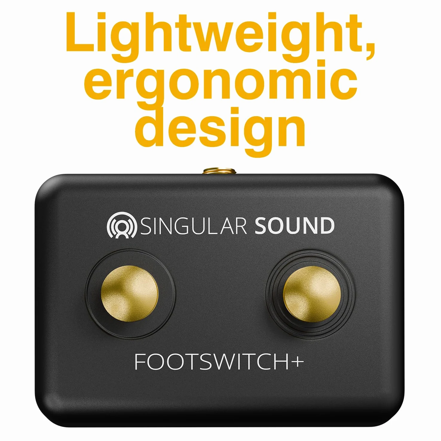Singular Sound Dual Momentary Footswitch Plus per l'uso con BeatBuddy, Effetti Pedali, e Strumenti Elettronici (nero)