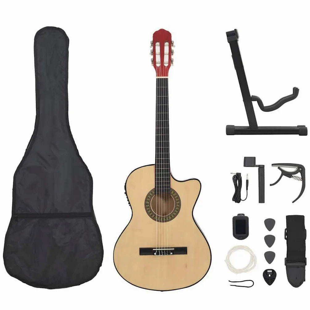 Set chitarra 12 pz occidentale con equalizzatore e 6 corde