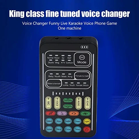 Cambia Voce Multifunzione, Registrazione Portatile Mini Sound Car, Scheda Live per Game Anchor Computer di Registrazione per per per Switch (Versione inglese)