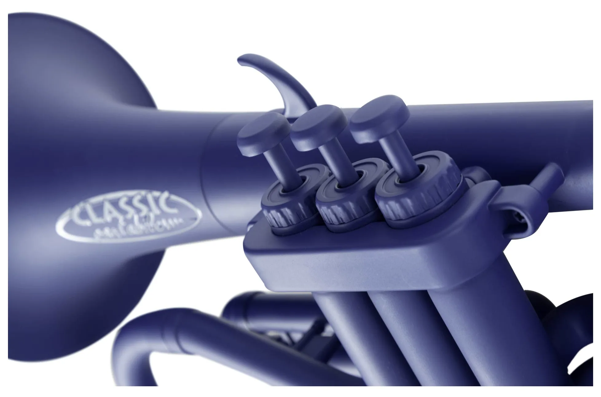 Classic Cantabile MardiBrass Flicorno in plastica ABS - Valvole Perinet - 600g leggero - Foratura: 11,5 mm - incl. bocchino e custodia - opaco blu