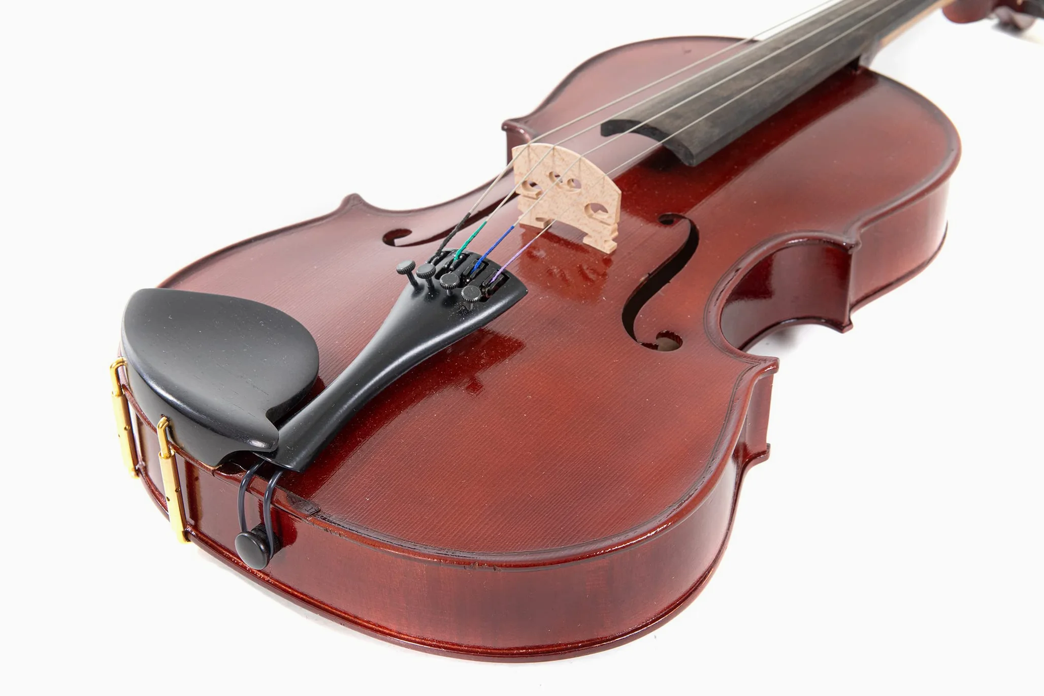 PURE GEWA Set viola EW Set in ebano - Viola 40,8 cm, Set pronto per suonare incl. custodia, arco, colofonia, mentoniera, cordiera con regolatori di precisione