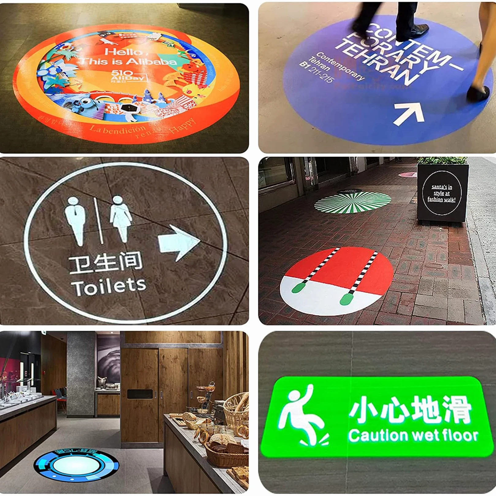 Nero 100W Logo Impermeabile Proiettore del GOBO con Telecomando Libero di Progettare E Realizzare Un Logo per La società, Negozio, Negozio, Centro Commerciale