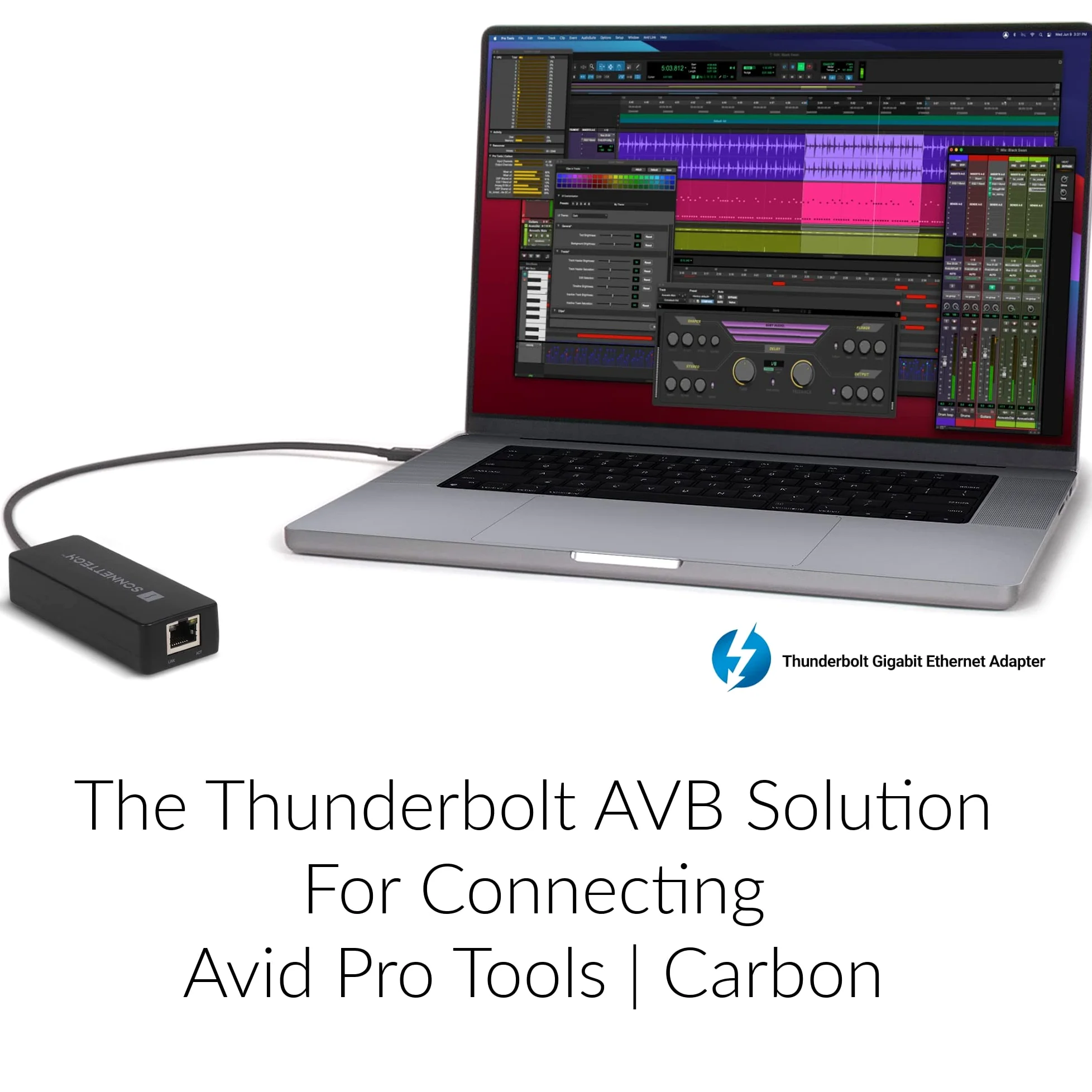 SoNNeT Adattatore AVB Thunderbolt per Mac